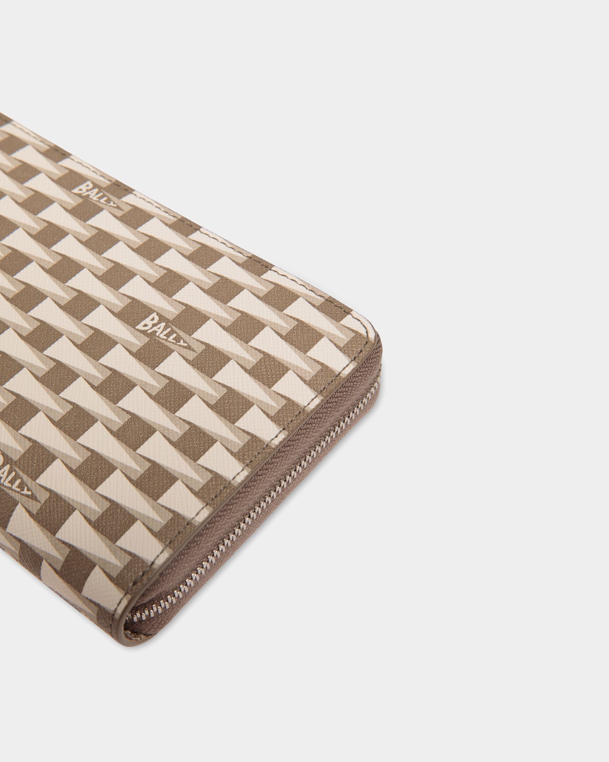 Bally Global - Cartera Pennant Topo Con Cremallera Alrededor - Marrón