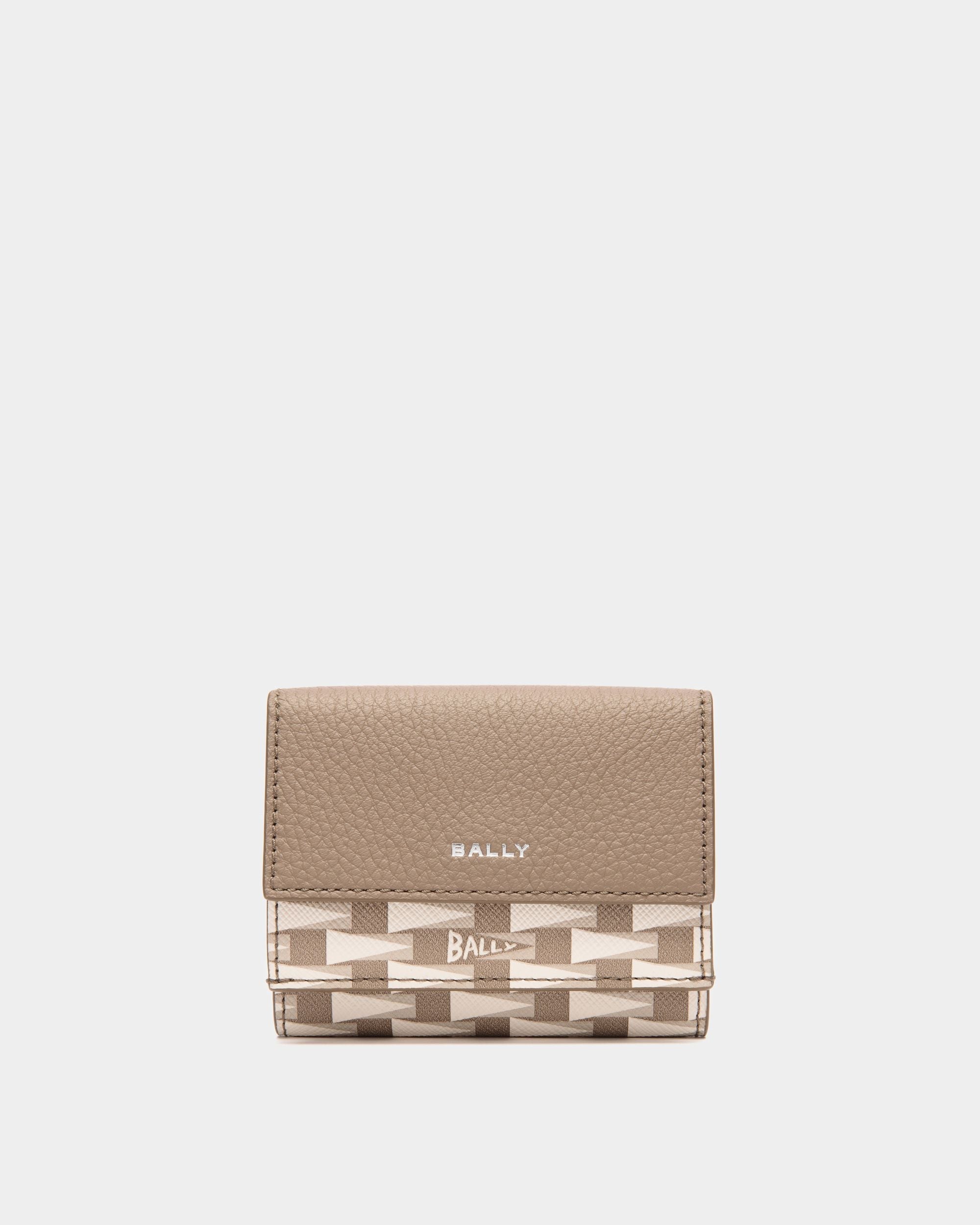 Bally Global - Pennant Trifold Wallet in TPU - Beige