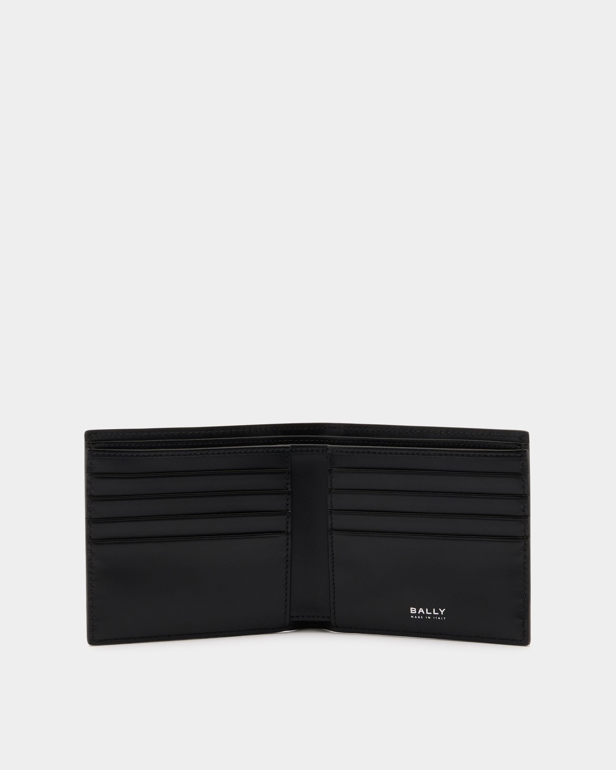 Bally Global - Busy Bally Wallet In Black Leather - Black