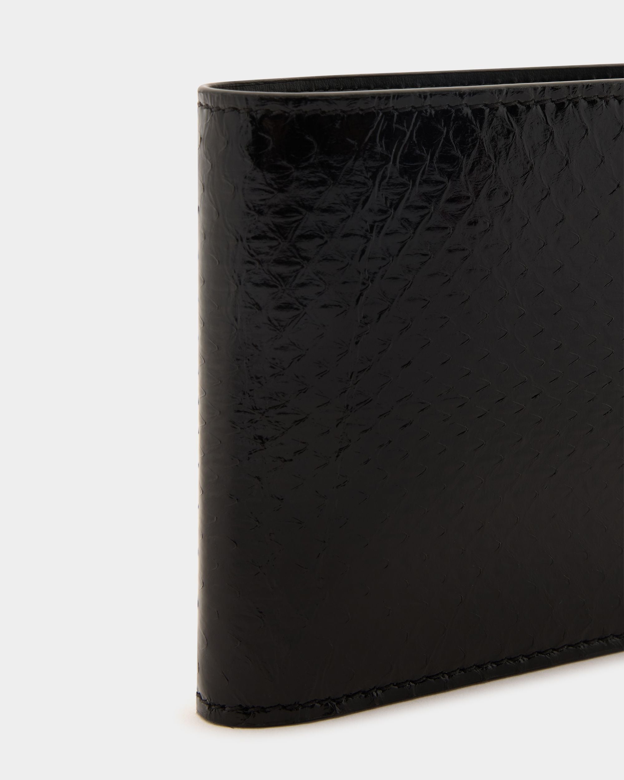 Bally Global - Busy Bally Wallet In Black Leather - Black