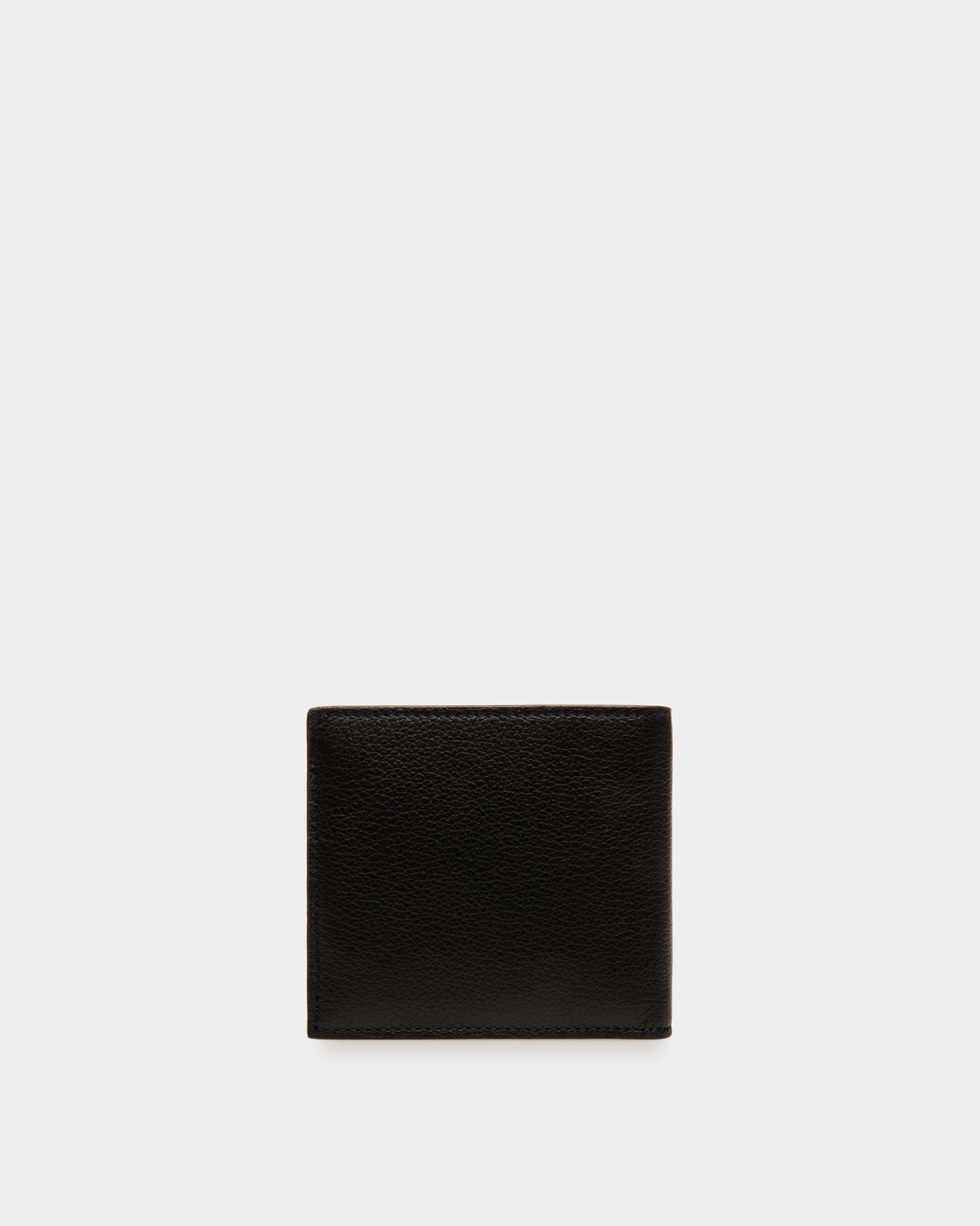 Bally Global - Cartera Plegable 8 CC De Piel Negra - Negro