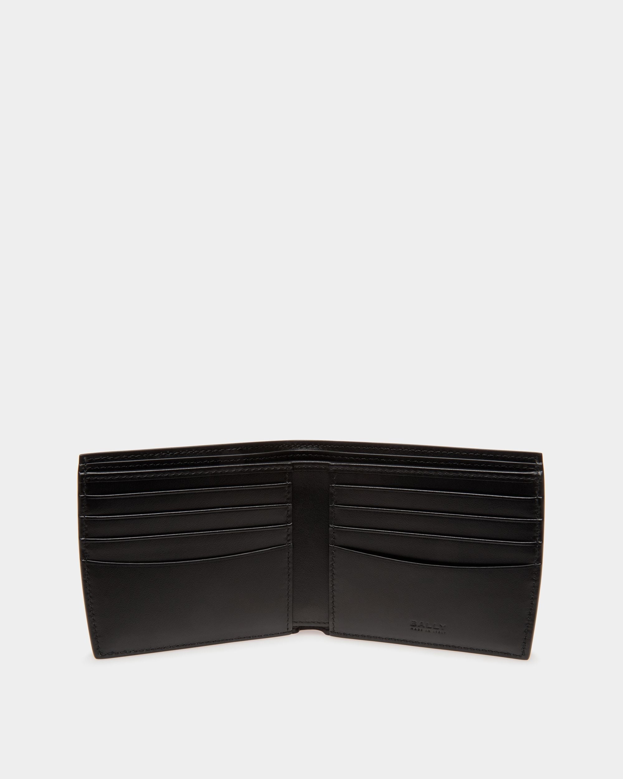 Bally Global - Busy Bally Bifold Wallet in Black Leather - Black