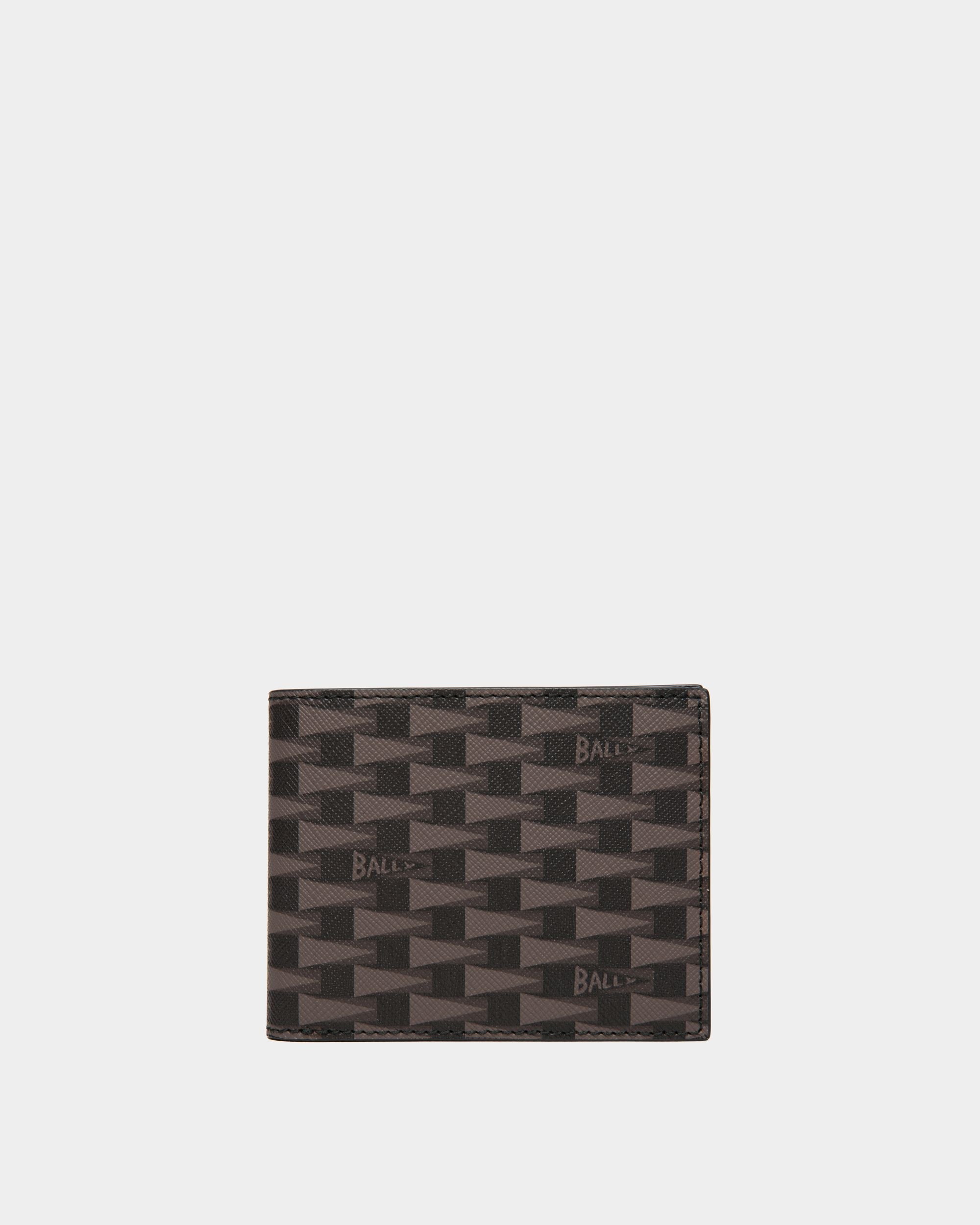 Bally Global - Pennant Bifold in Black Pennant Motif - Black