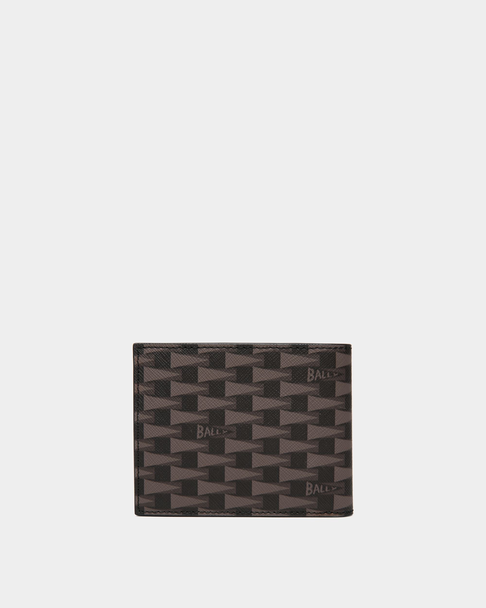 Bally Global - Pennant Bifold in Black Pennant Motif - Black