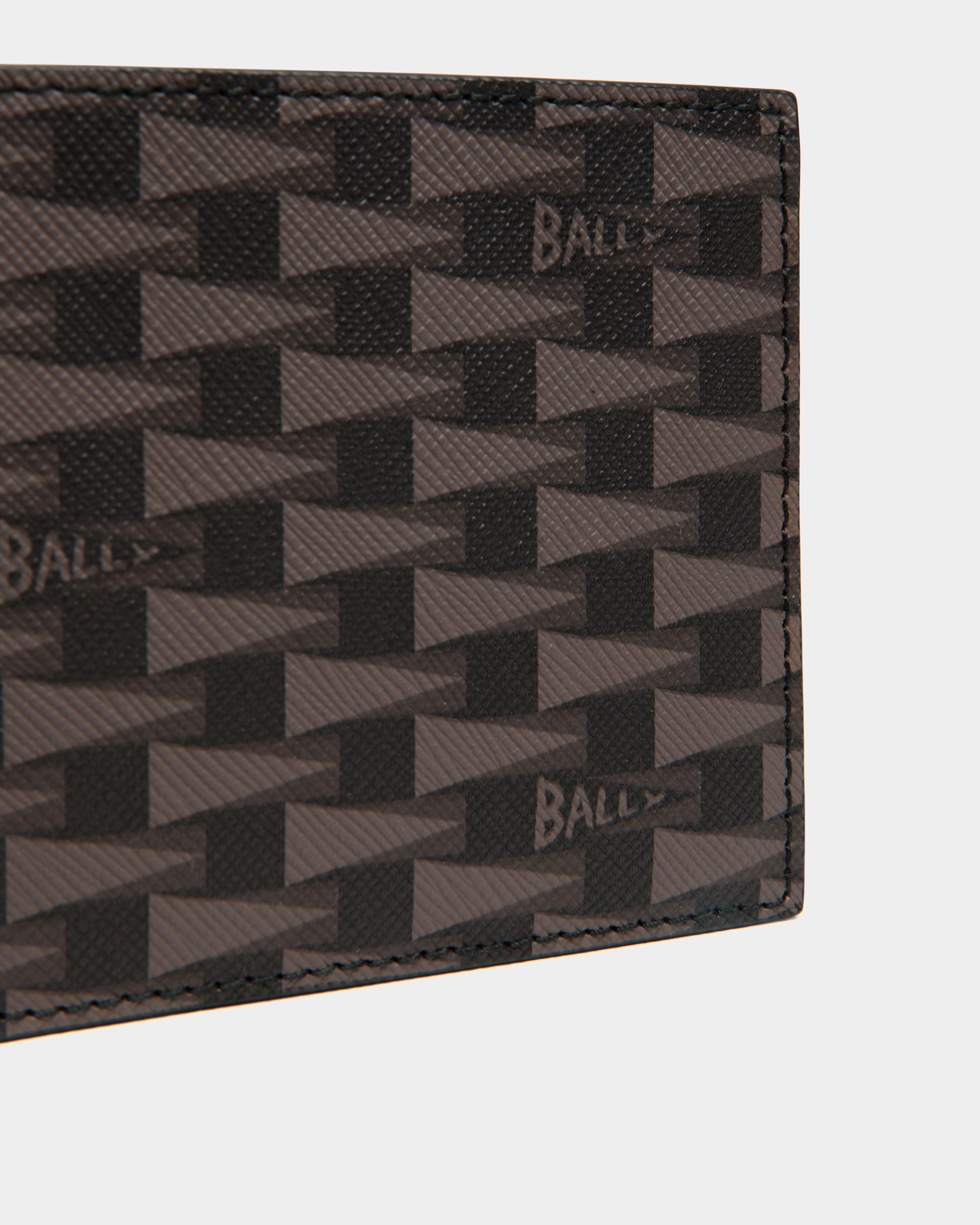 Bally Global - Pennant Bifold in Black Pennant Motif - Black