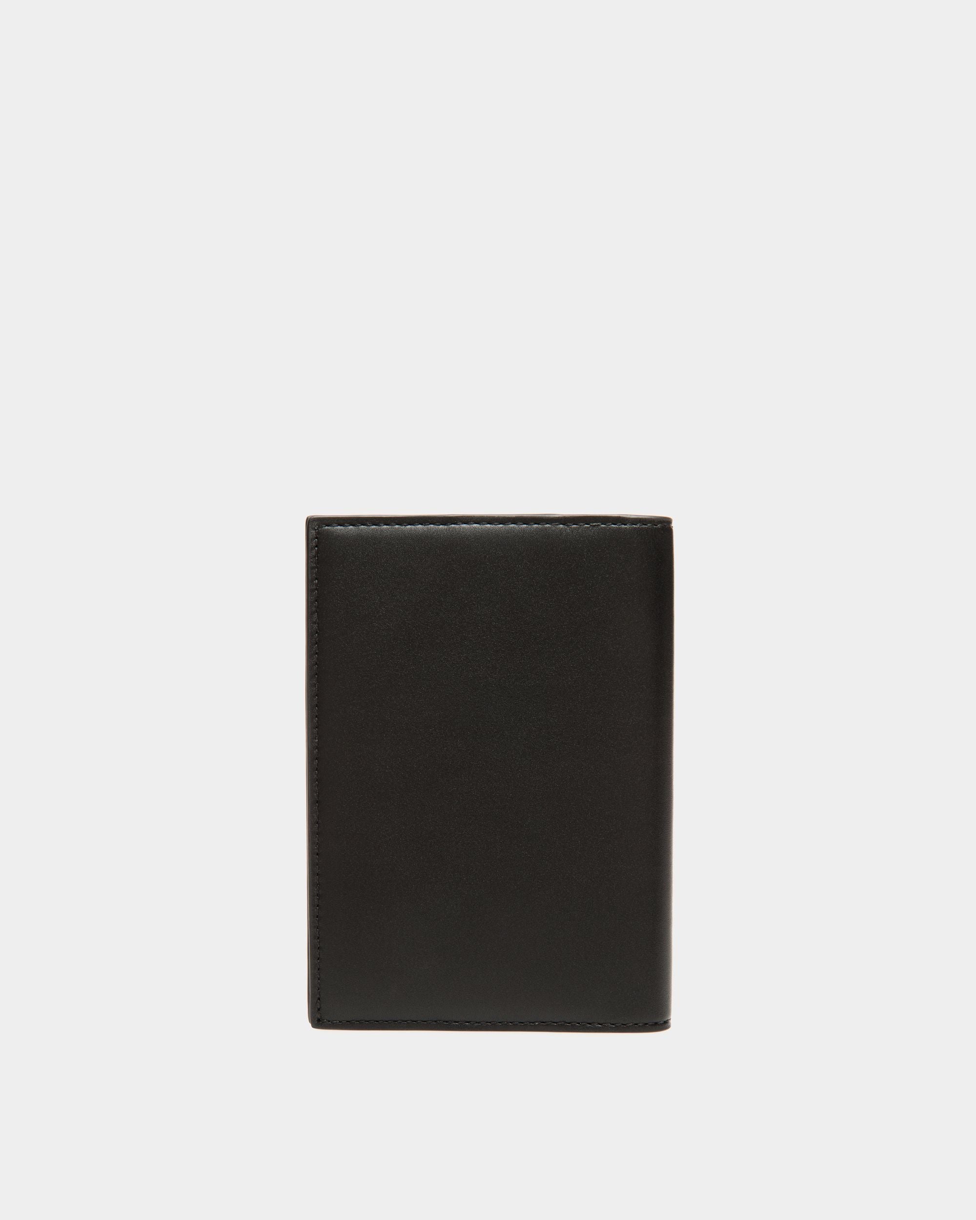 Bally Global - Étui Porte-Passeport Collection Voyage Adrien Brody En Cuir Noir Et Jaune - Noir
