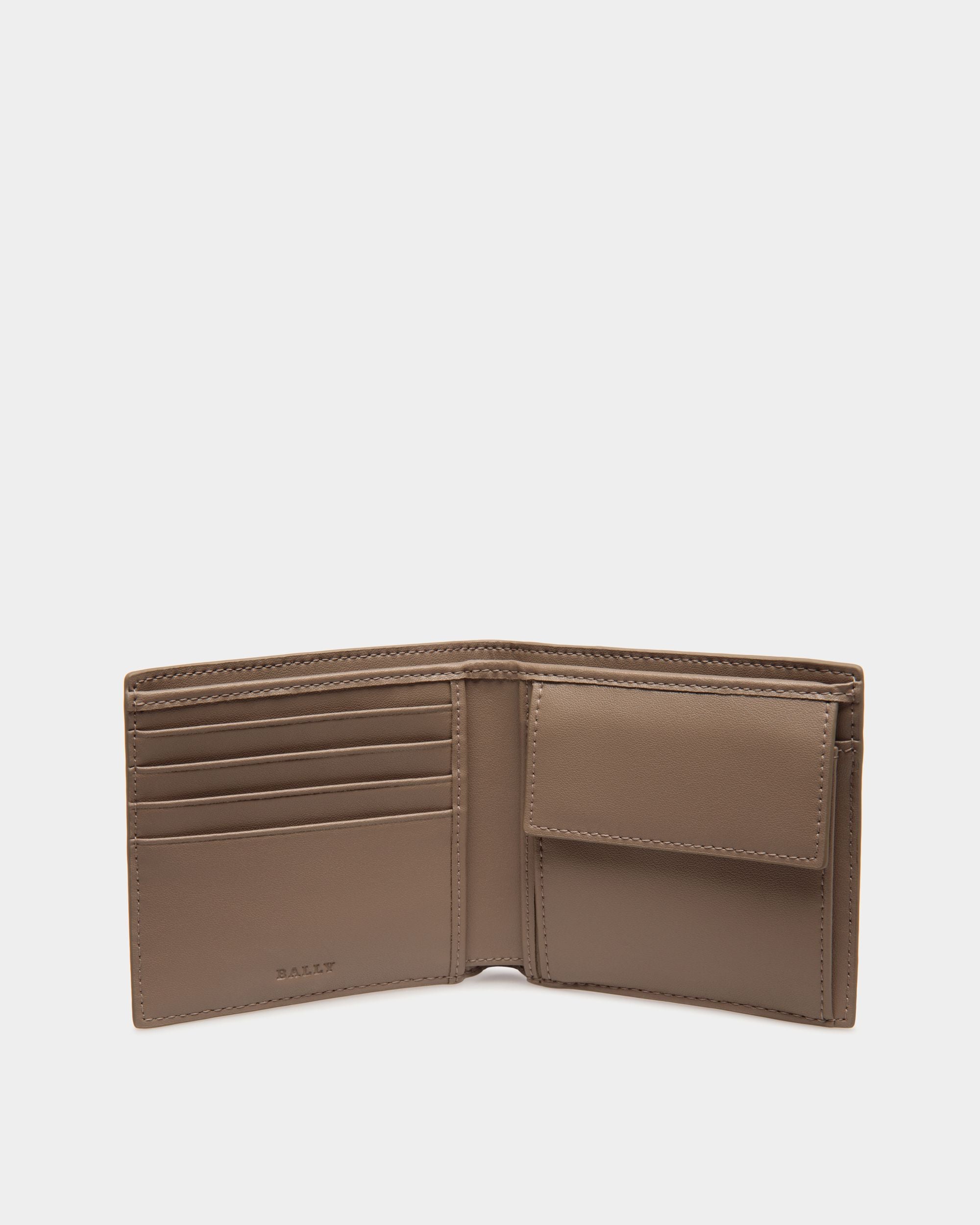 Bally Global - Portefeuille En Cuir Gaufré Beige - Beige
