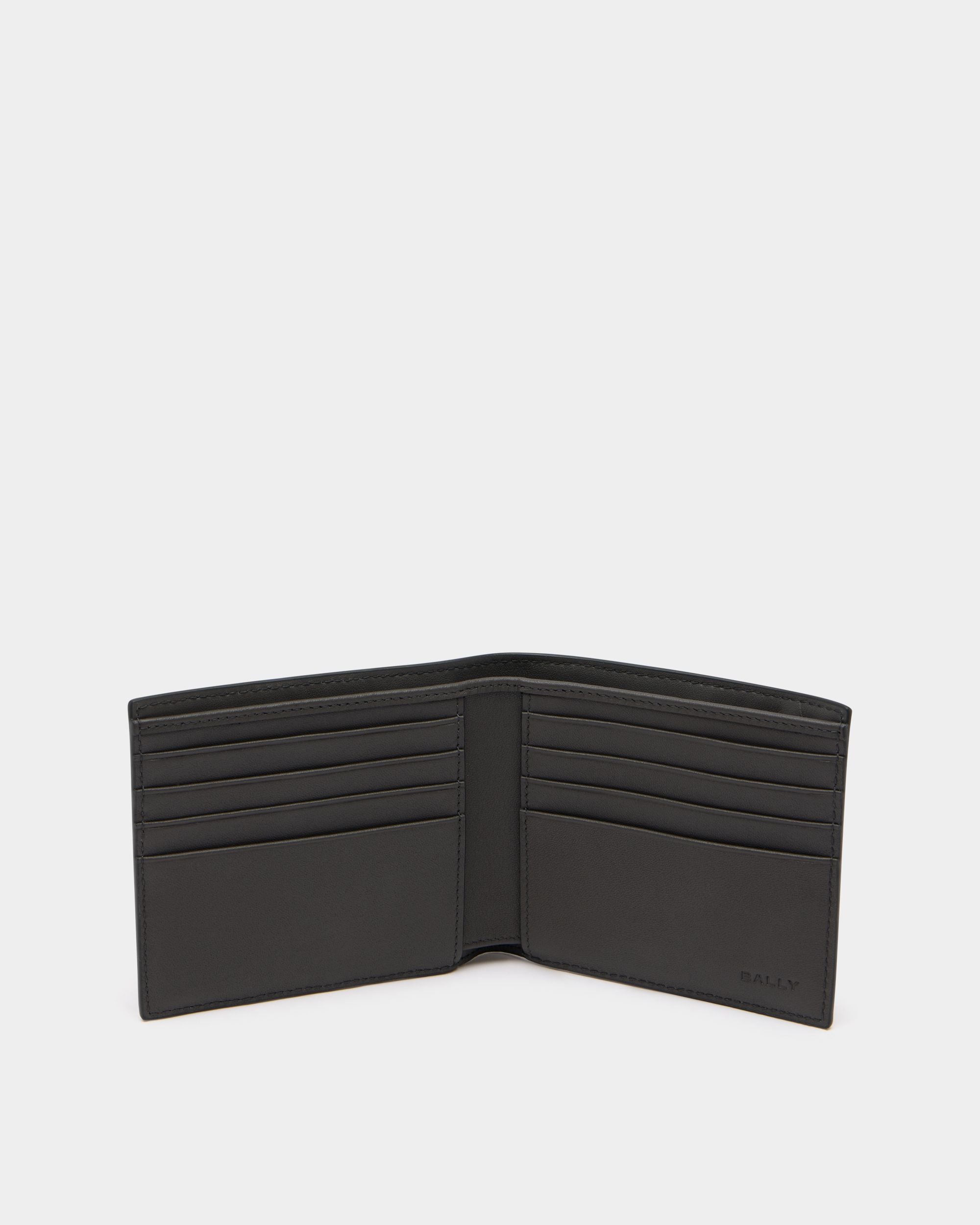 Bally Global - Mythos Bifold Wallet in Grey Recycled Leather - Grey