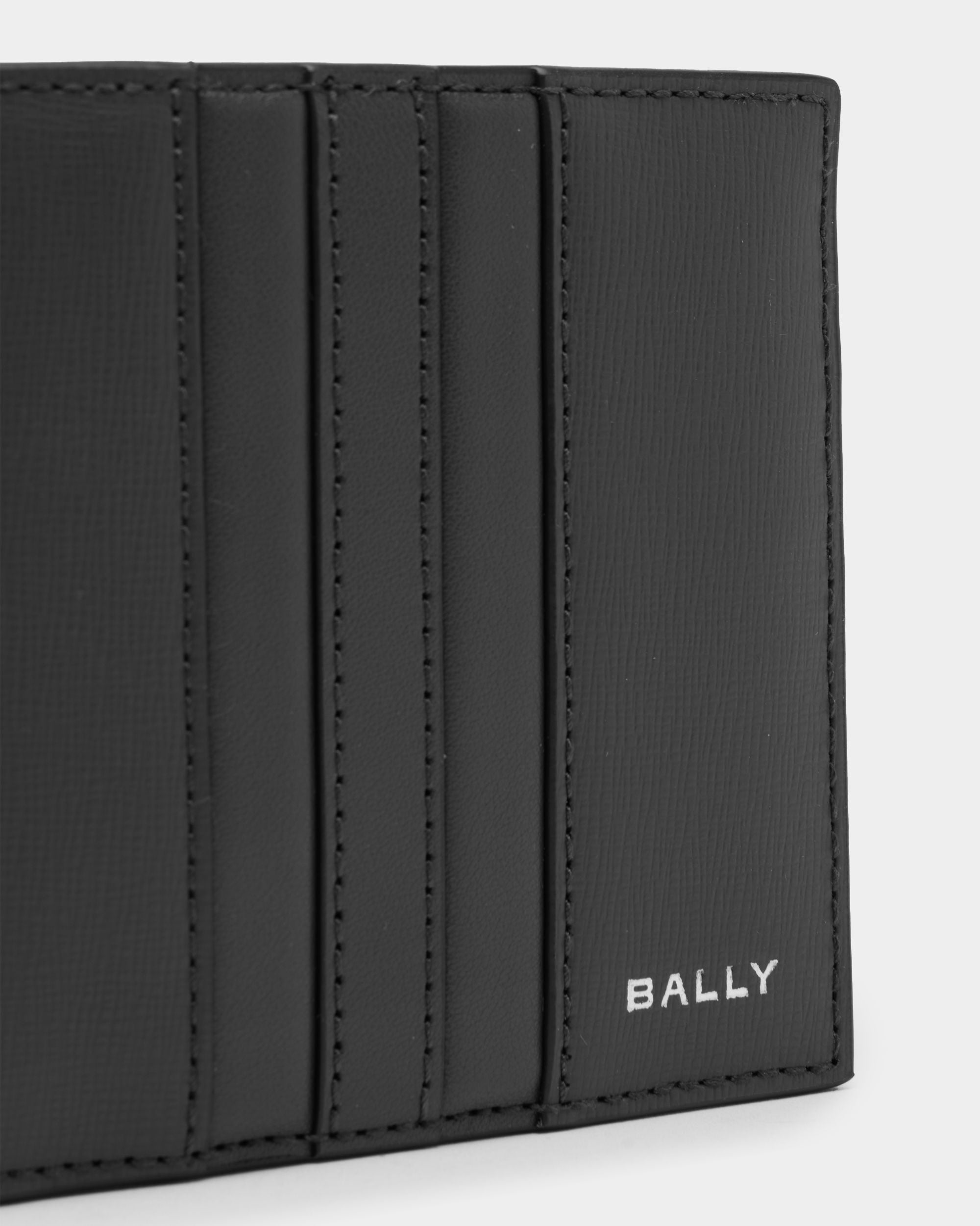 Bally Global - Mythos Bifold Wallet in Grey Recycled Leather - Grey