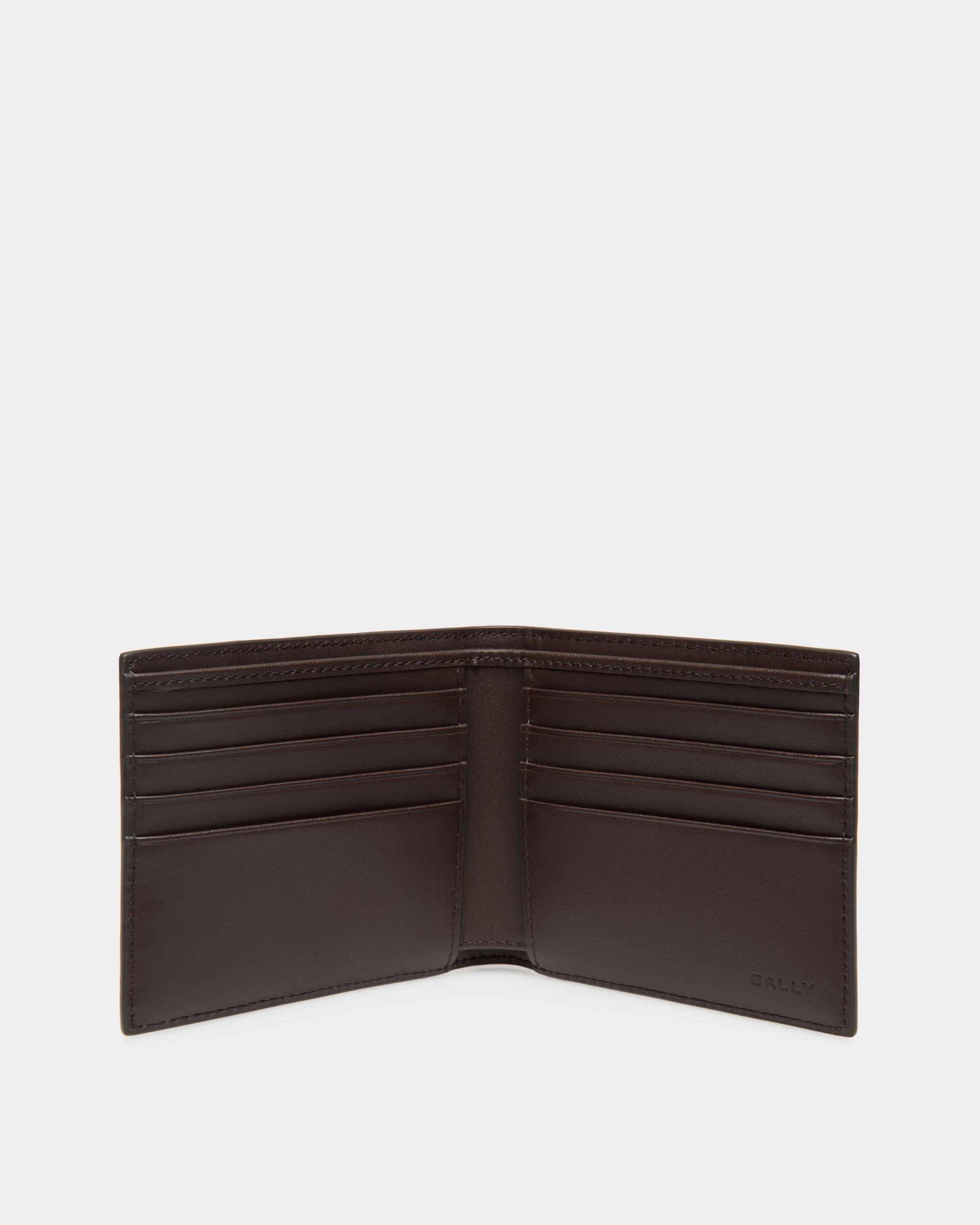Bally Global - Mythos Bifold in Ebano Recycled Leather - Marron