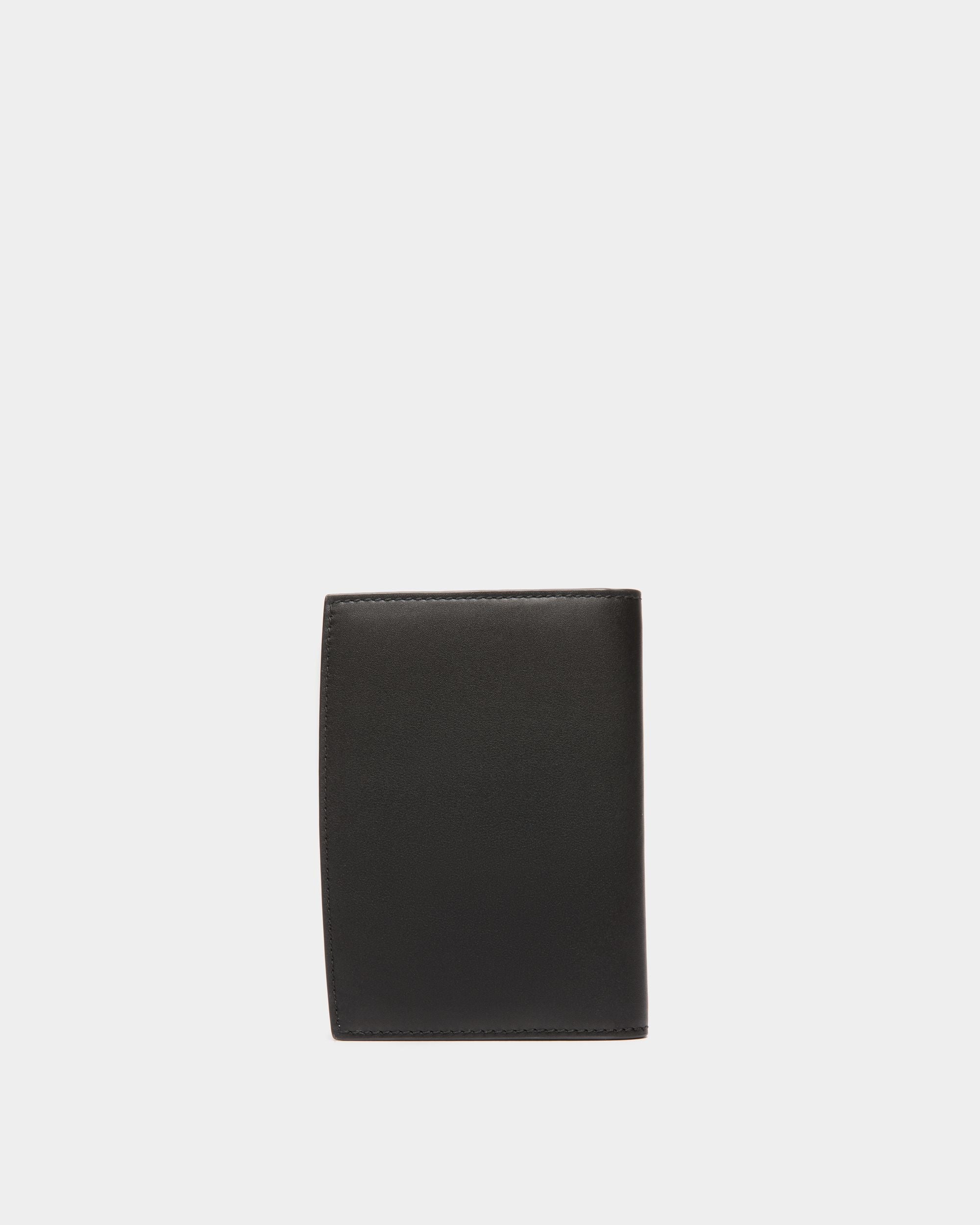 Bally Global - Funda Para Pasaporte Deco De Piel Negra - Negro