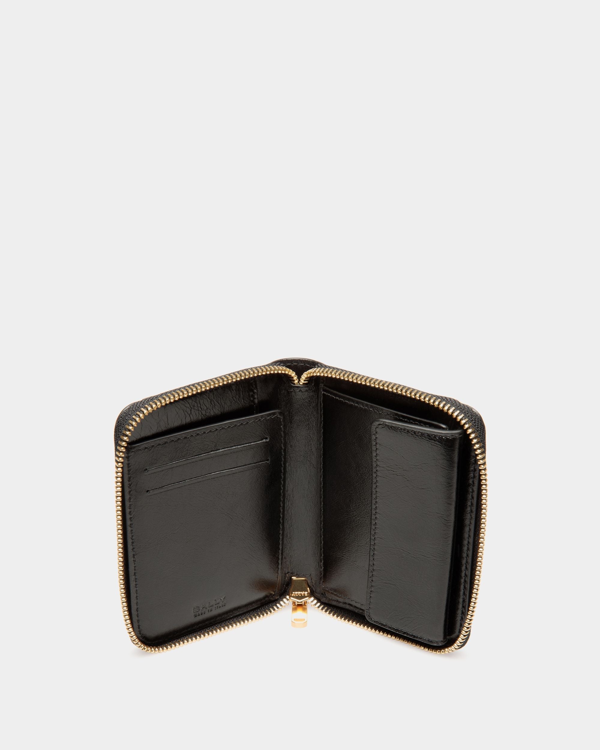 Bally Global - Cartera Plegable Easy Bally De Piel Negra - Negro