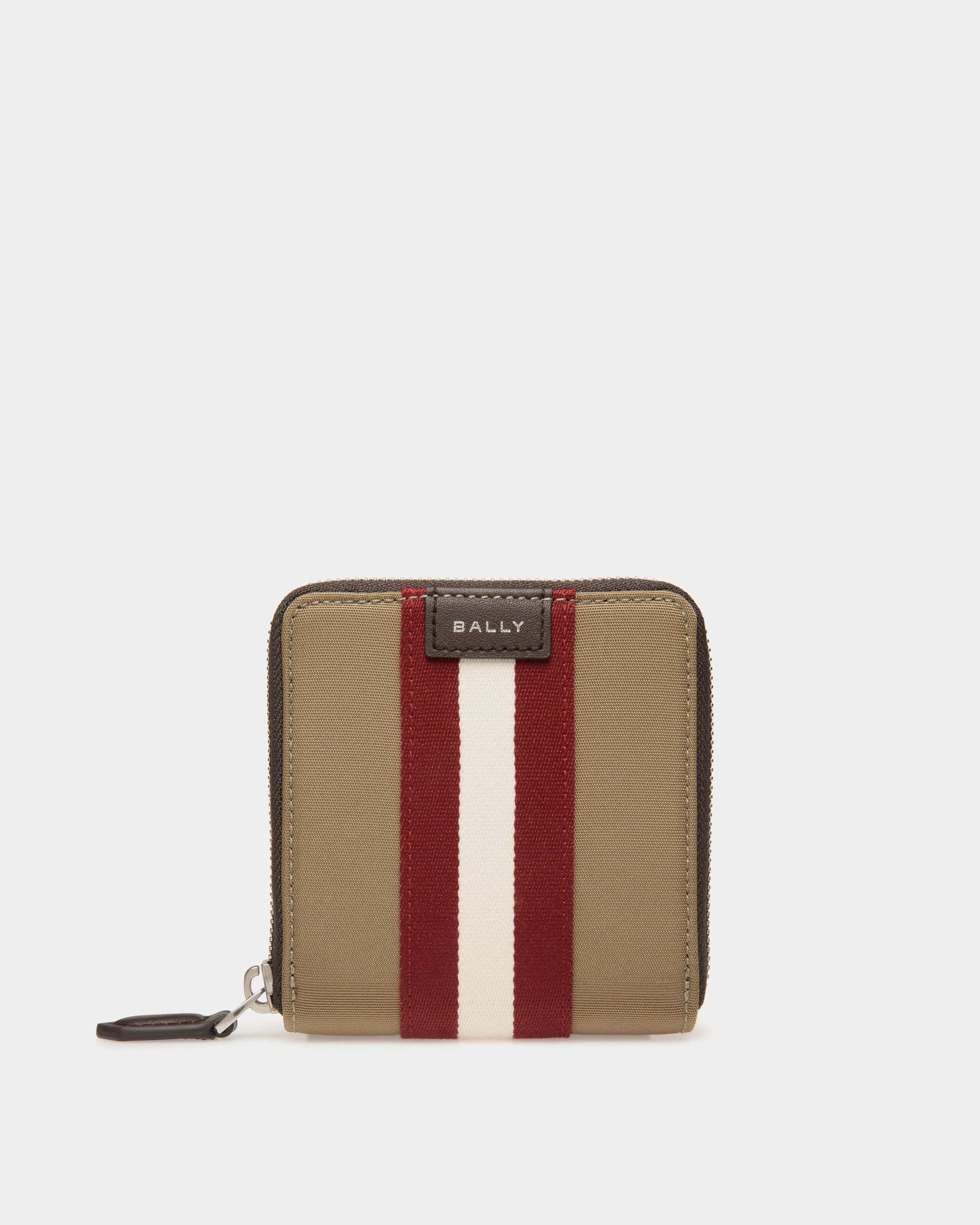 Bally Global - Cartera Plegable Code De Nailon Camel - Beige