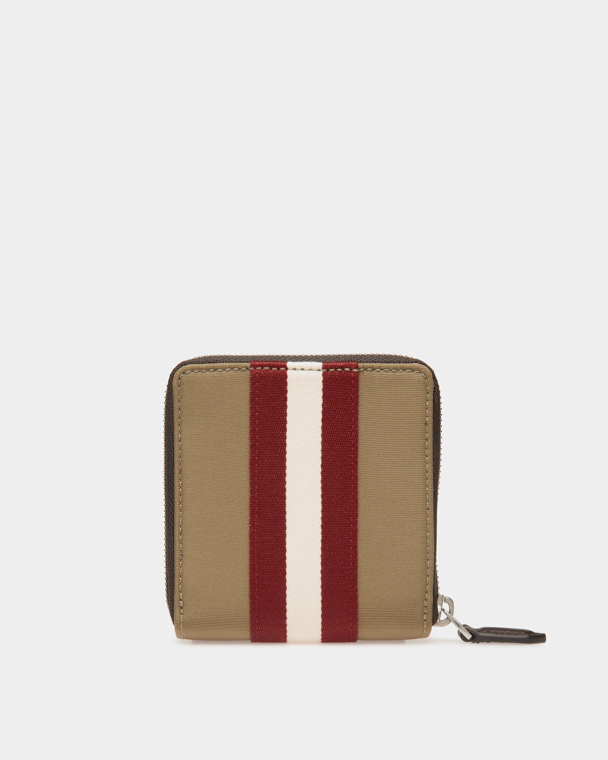 Bally Global - Cartera Plegable Code De Nailon Camel - Beige