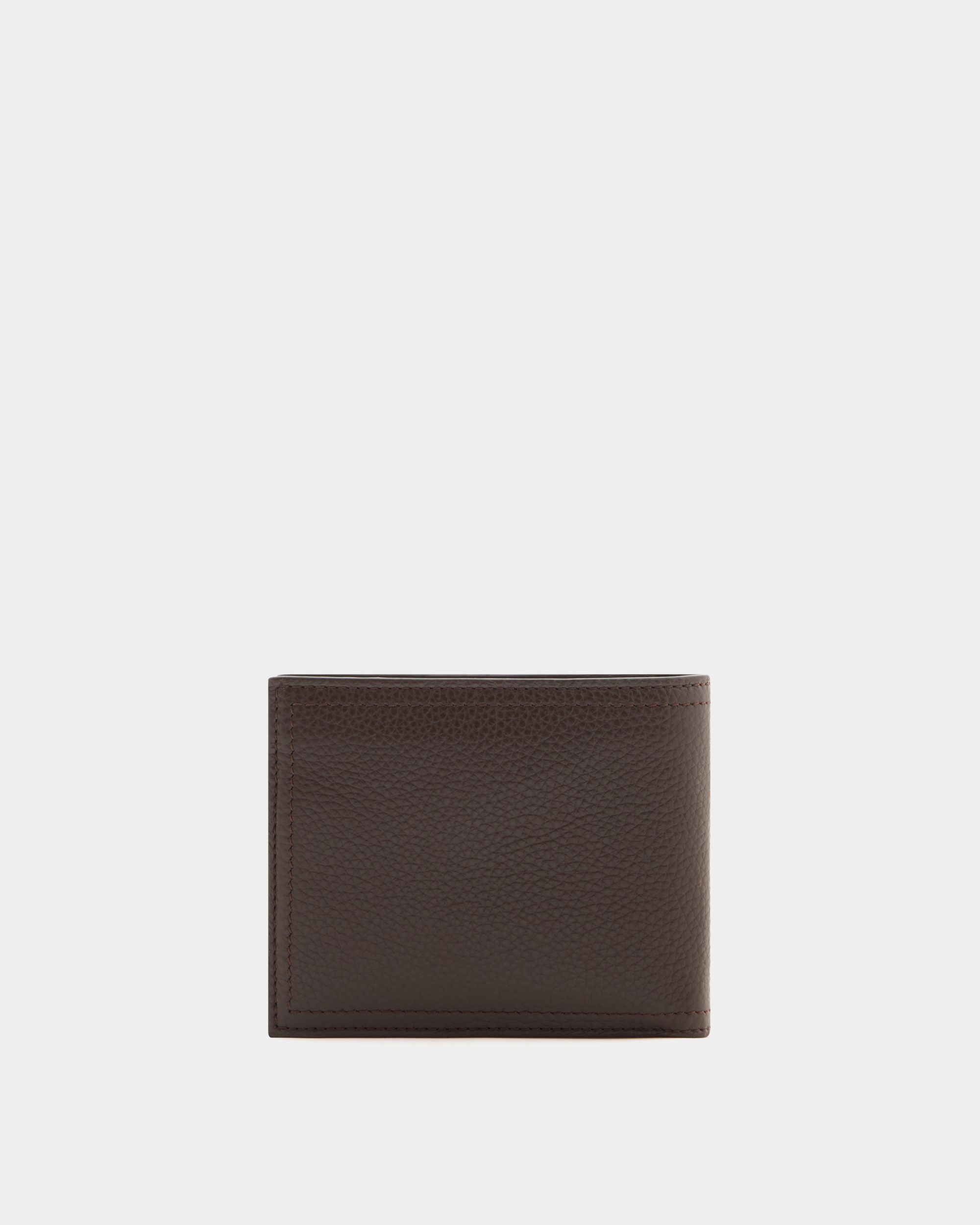 Bally Global - Portefeuille Capitol En Cuir Grainé Ebano - Marron