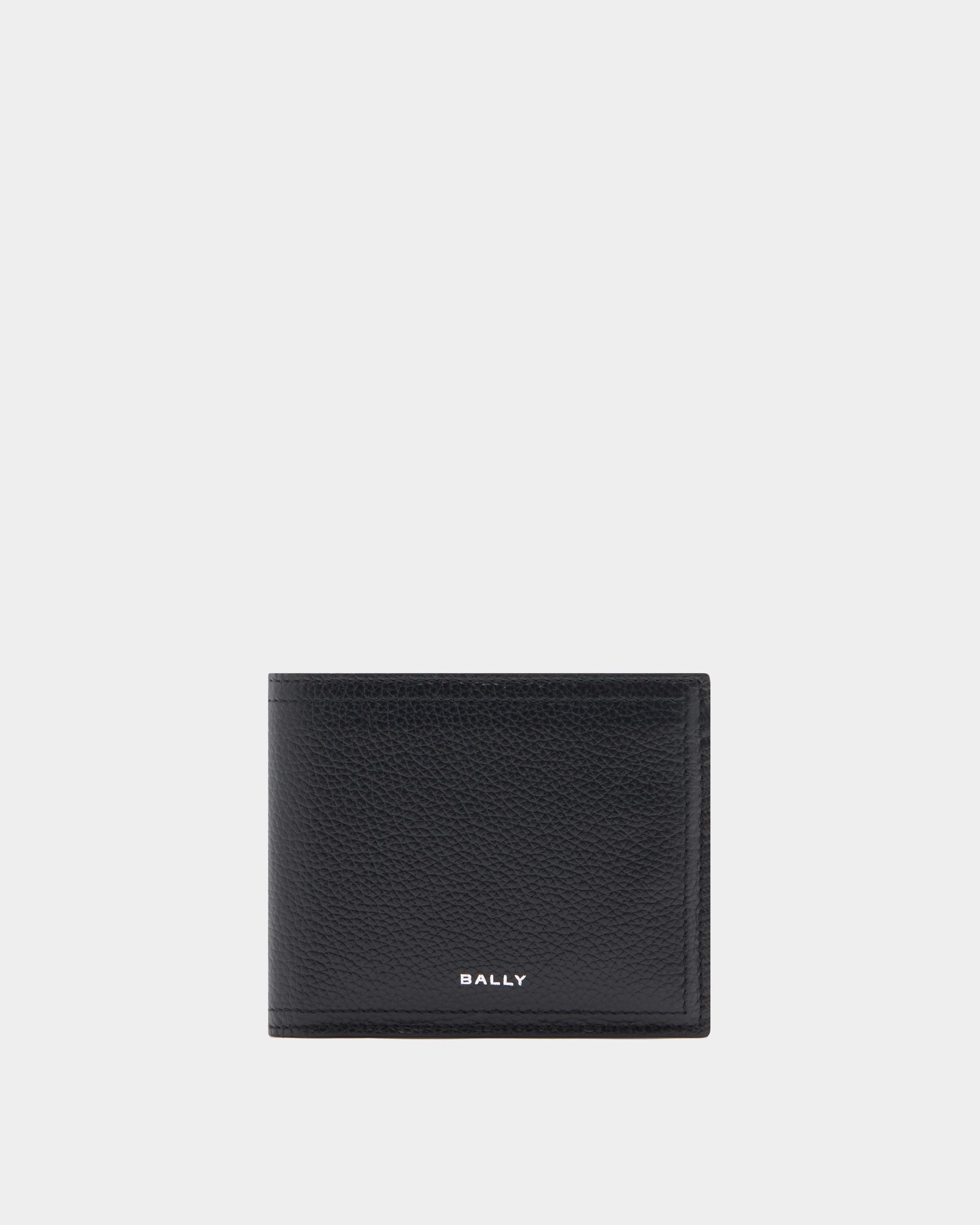 Bally Global - Cartera Capitol De Piel Granulada Negra - Negro