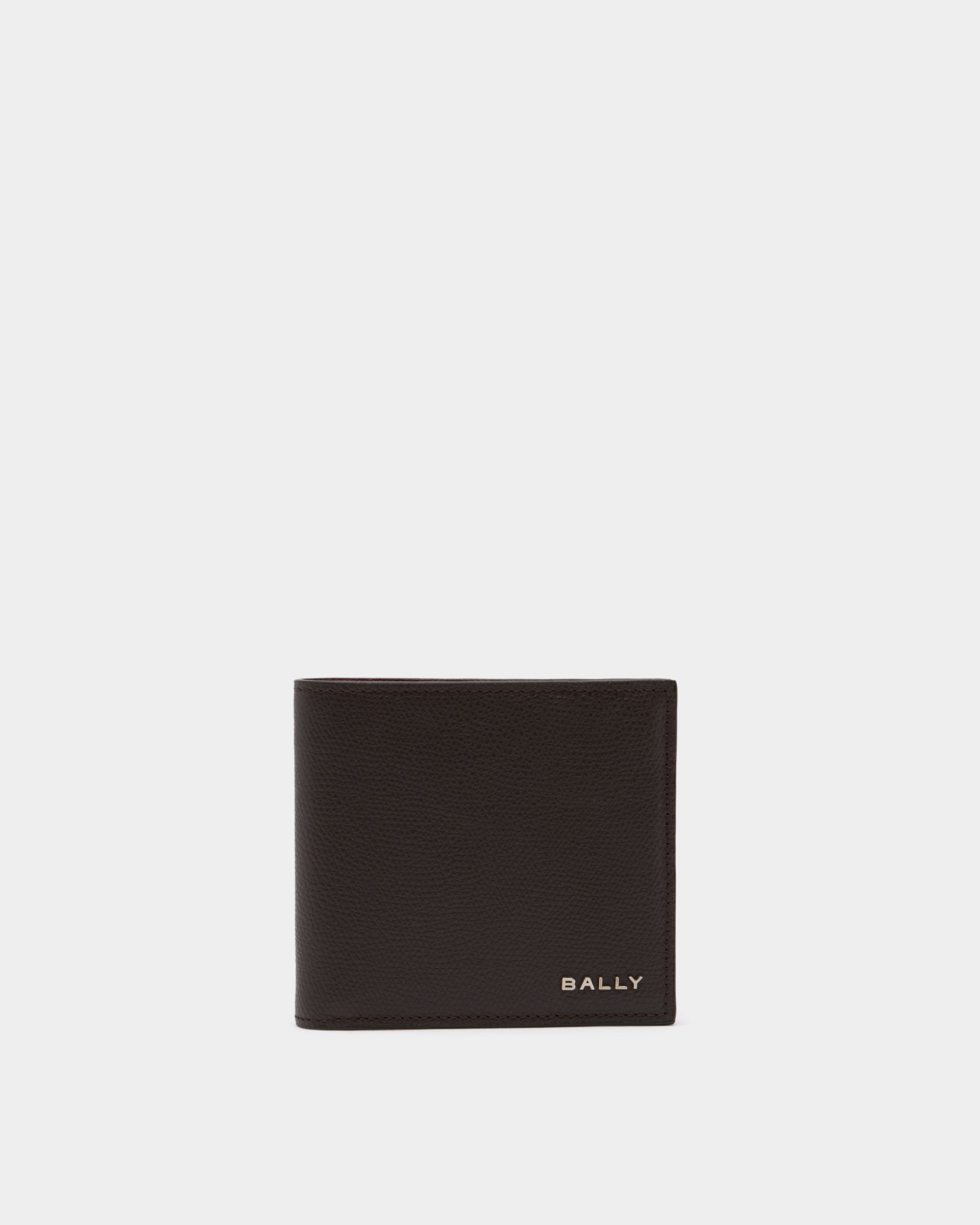 Bally Global - Bally Essential Wallet in Ebano And Red Grained Leather - Multicolor