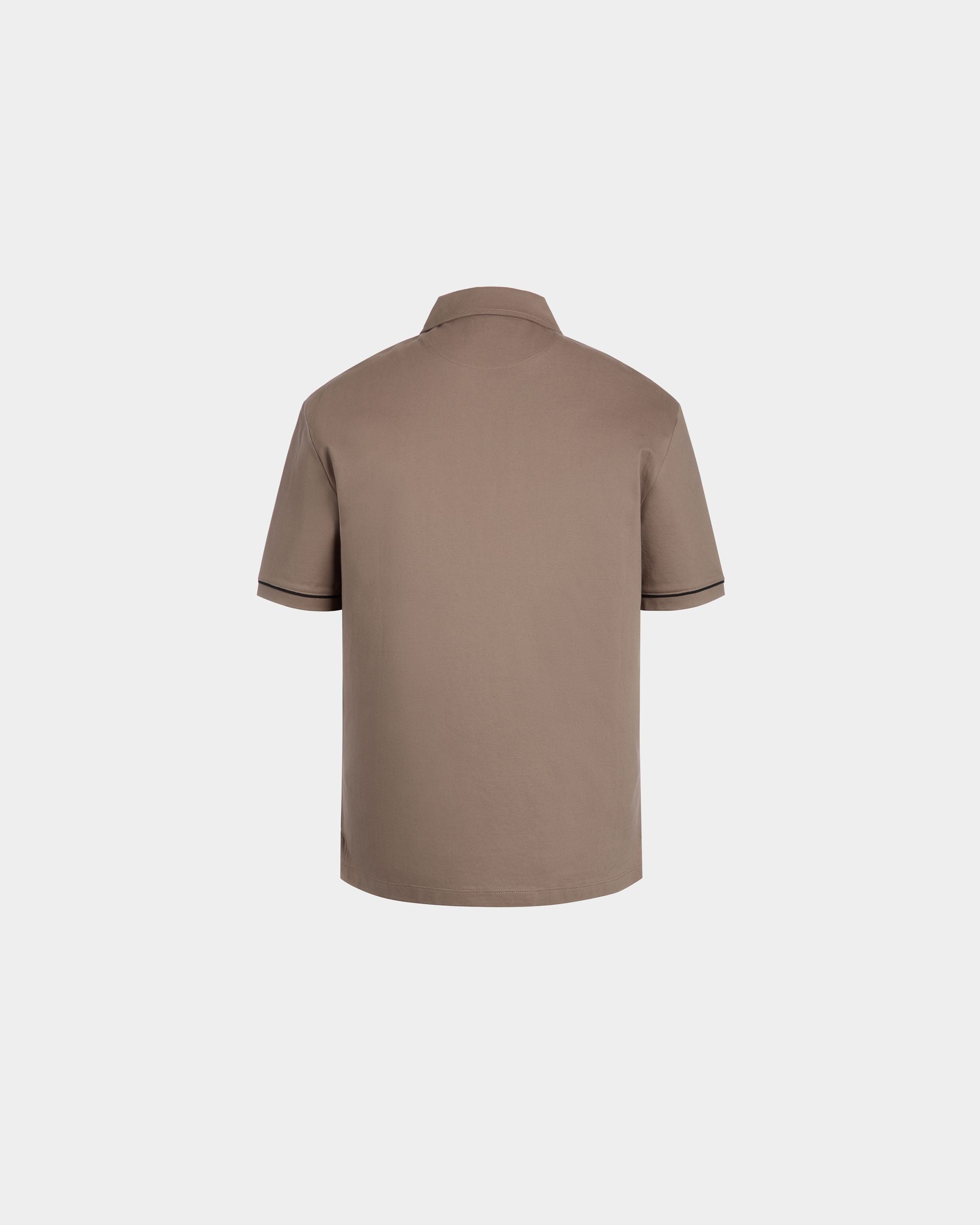 Bally Global - Polo In Brown Mix Poly And Cotton - Brown