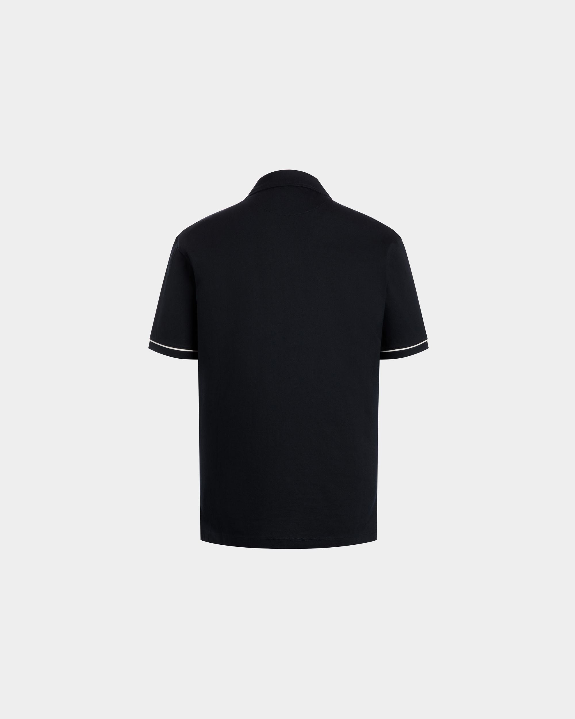 Bally Global - Polo In Blue Mix Poly And Cotton - Blue