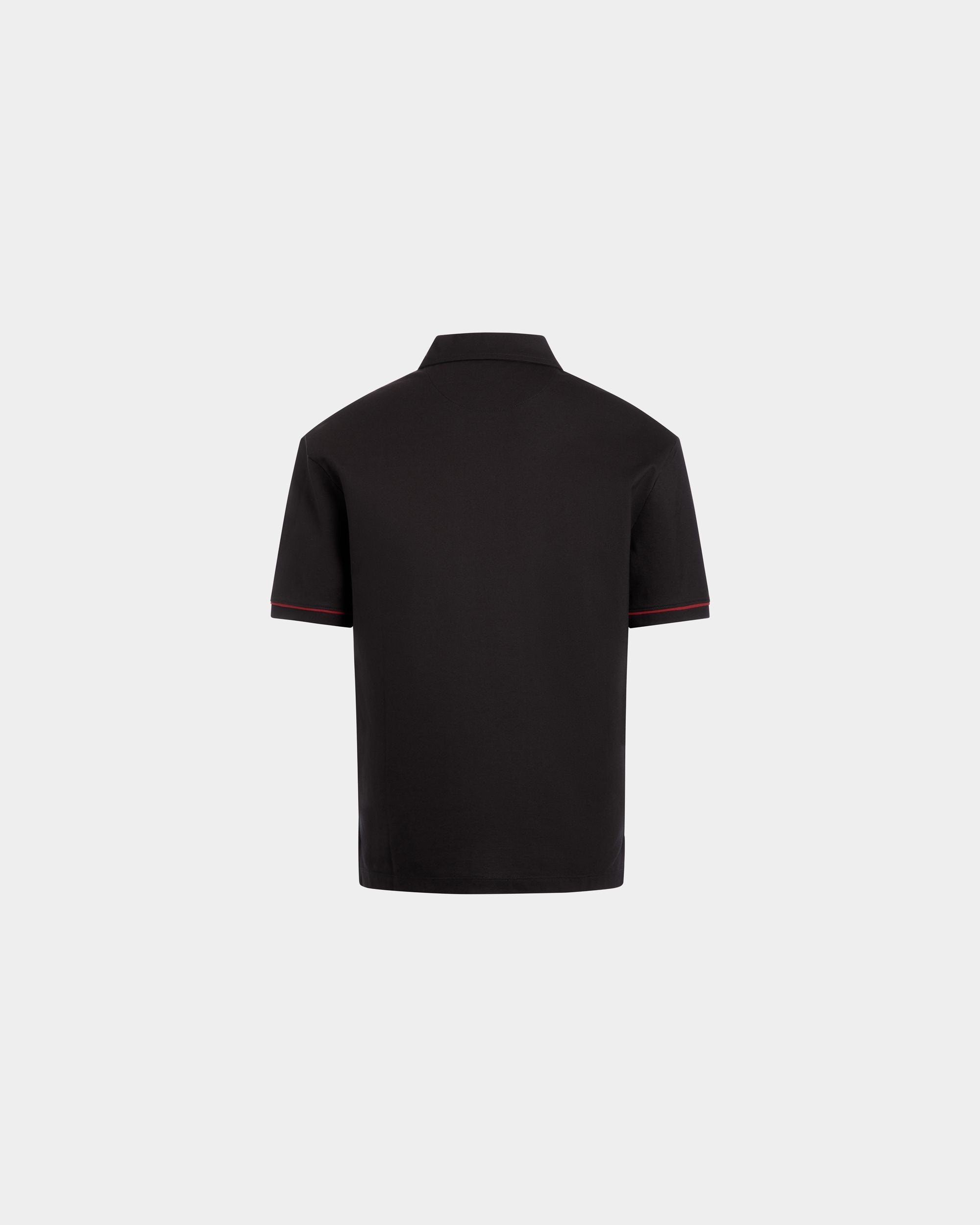 Bally Global - Polo In Black Mix Poly And Cotton - Black