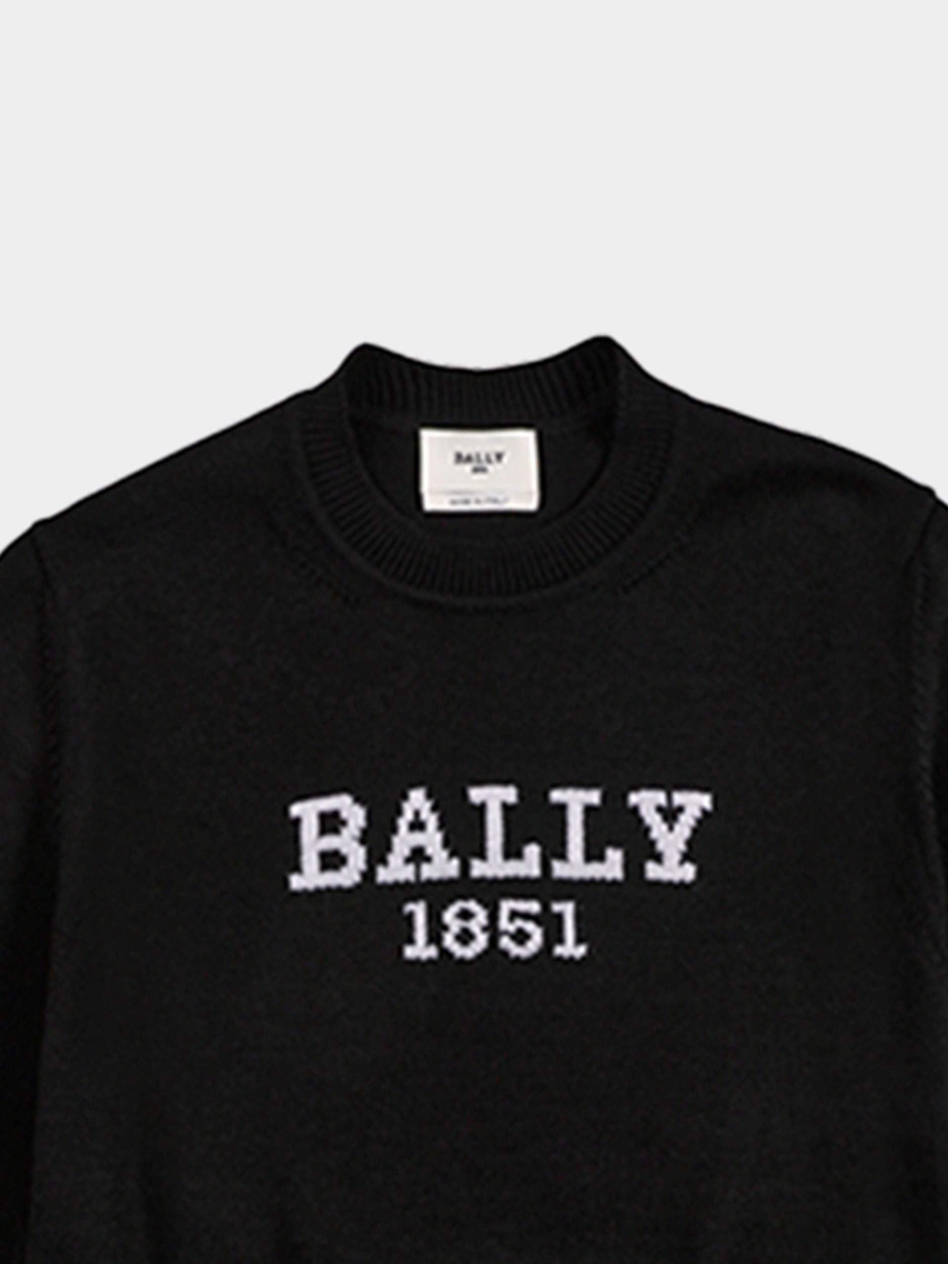Bally Global - Men's Black Logo Sweater - Black