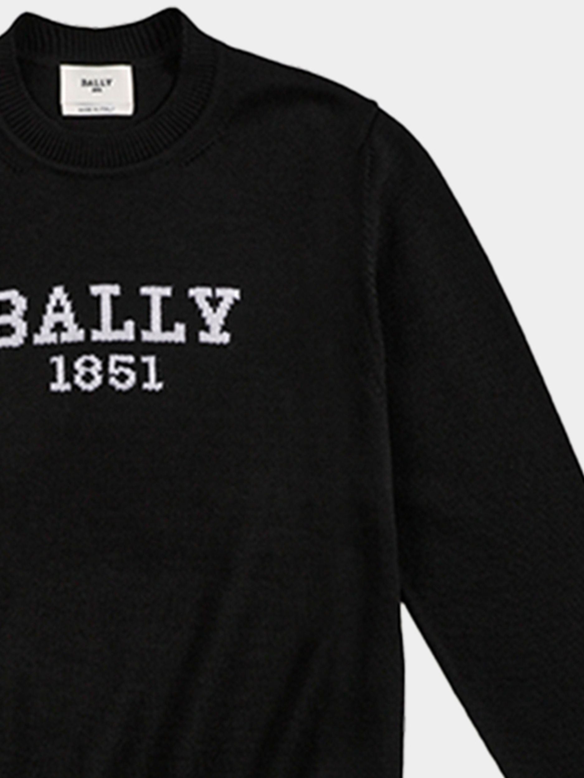Bally Global - Men's Black Logo Sweater - Black