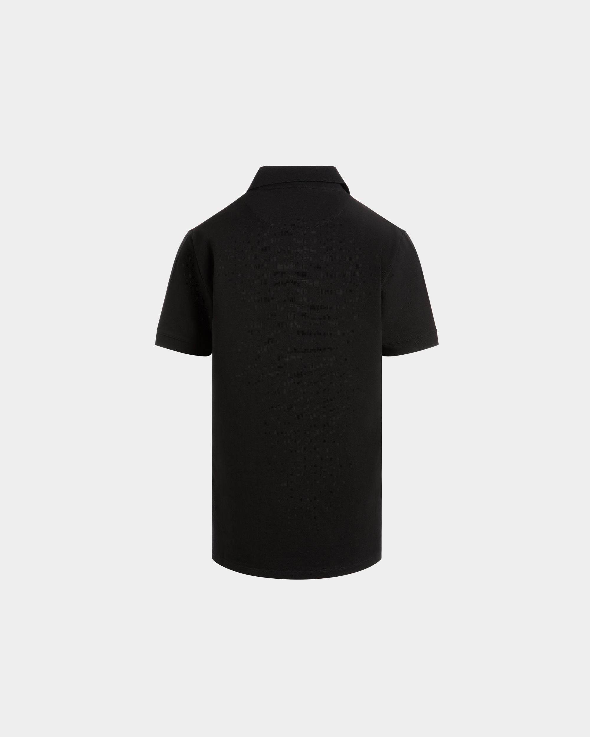 Bally Global - Polo De Piqué De Algodón Negro - Negro