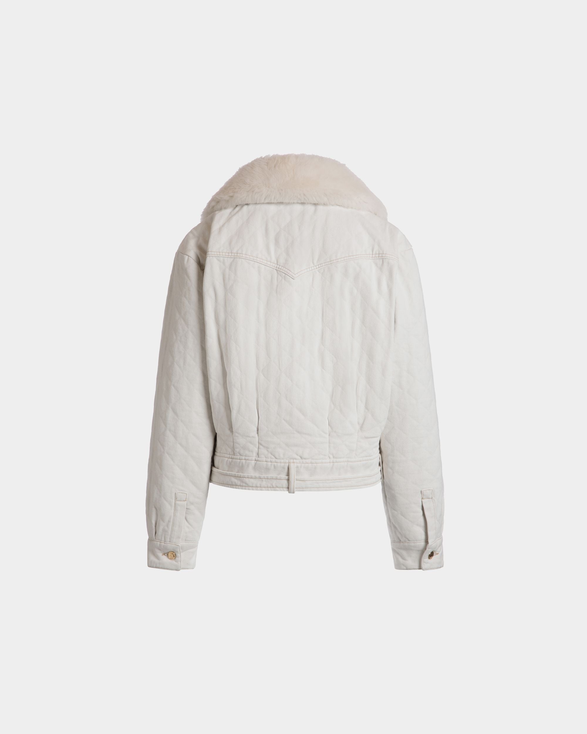 Bally Global - Bómber De Bull Denim Blanco - Blanco