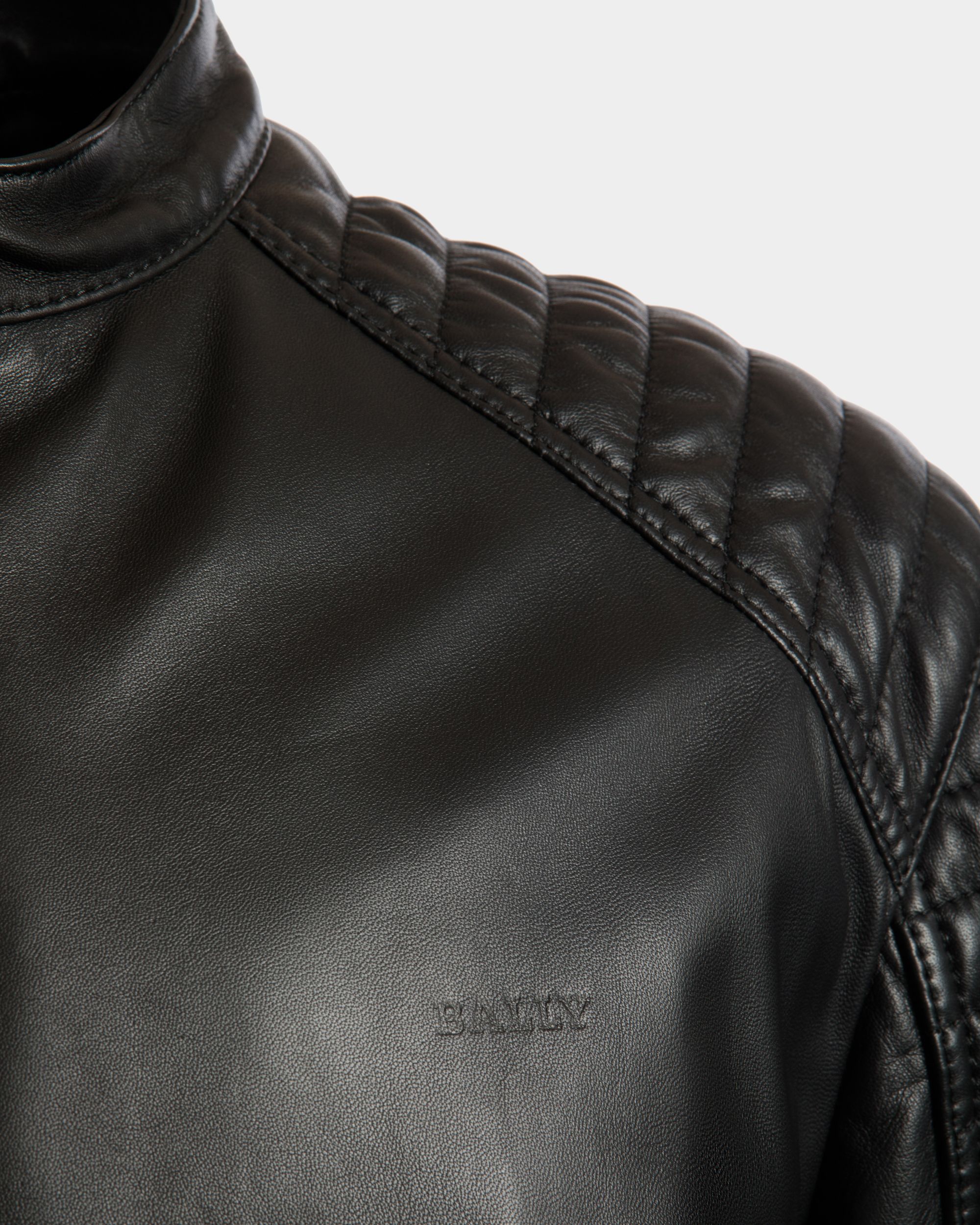 Bally Global - Jacket In Black Leather - Black