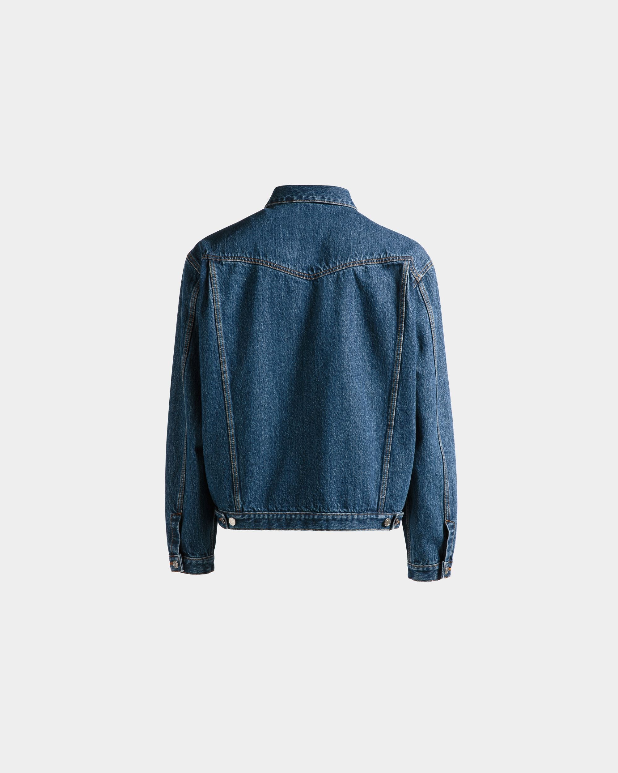 Bally Global - Denim Jacket In Medium Blue Cotton - Blue