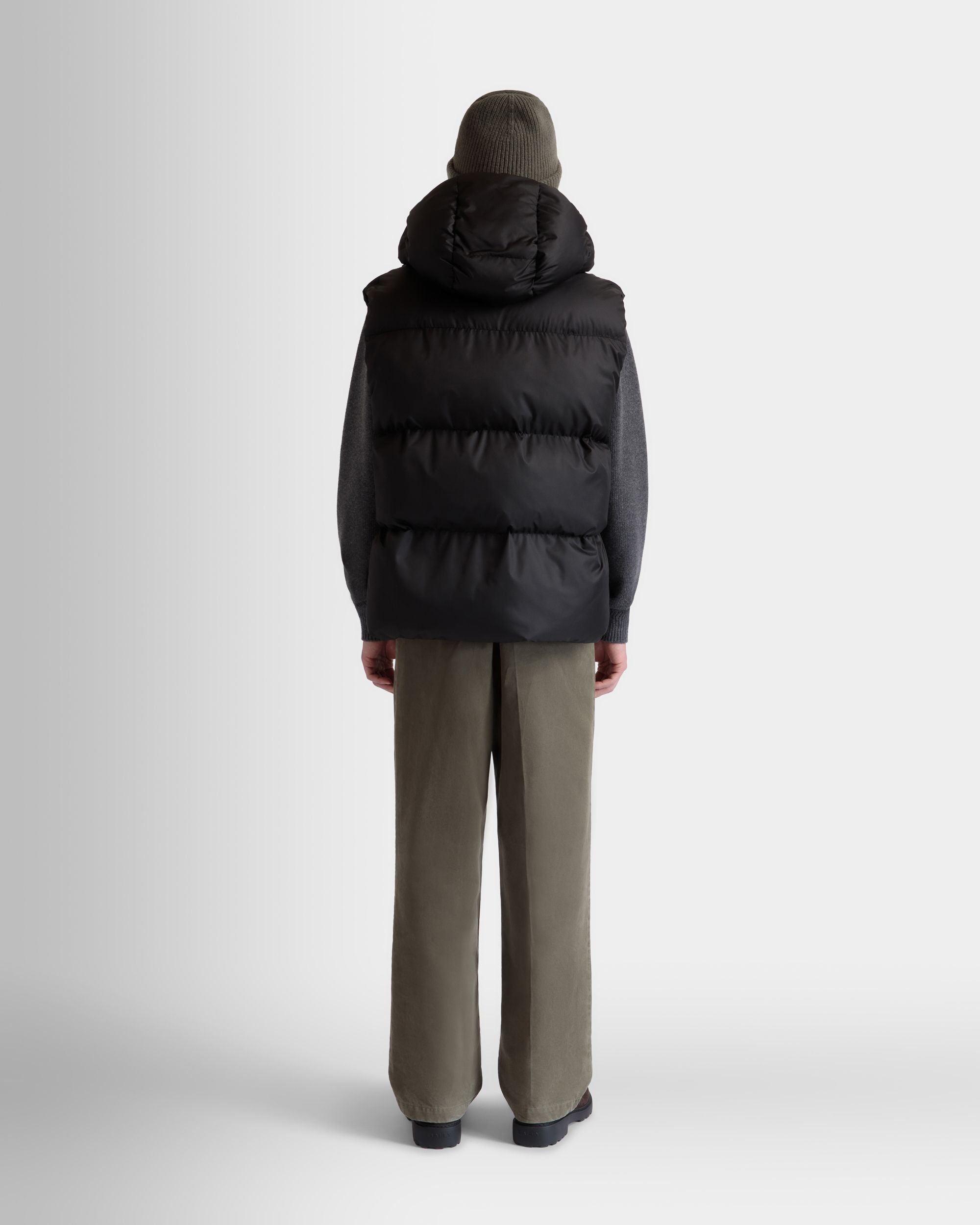 Bally Global - Puffer Gilet in Black Nylon - Black