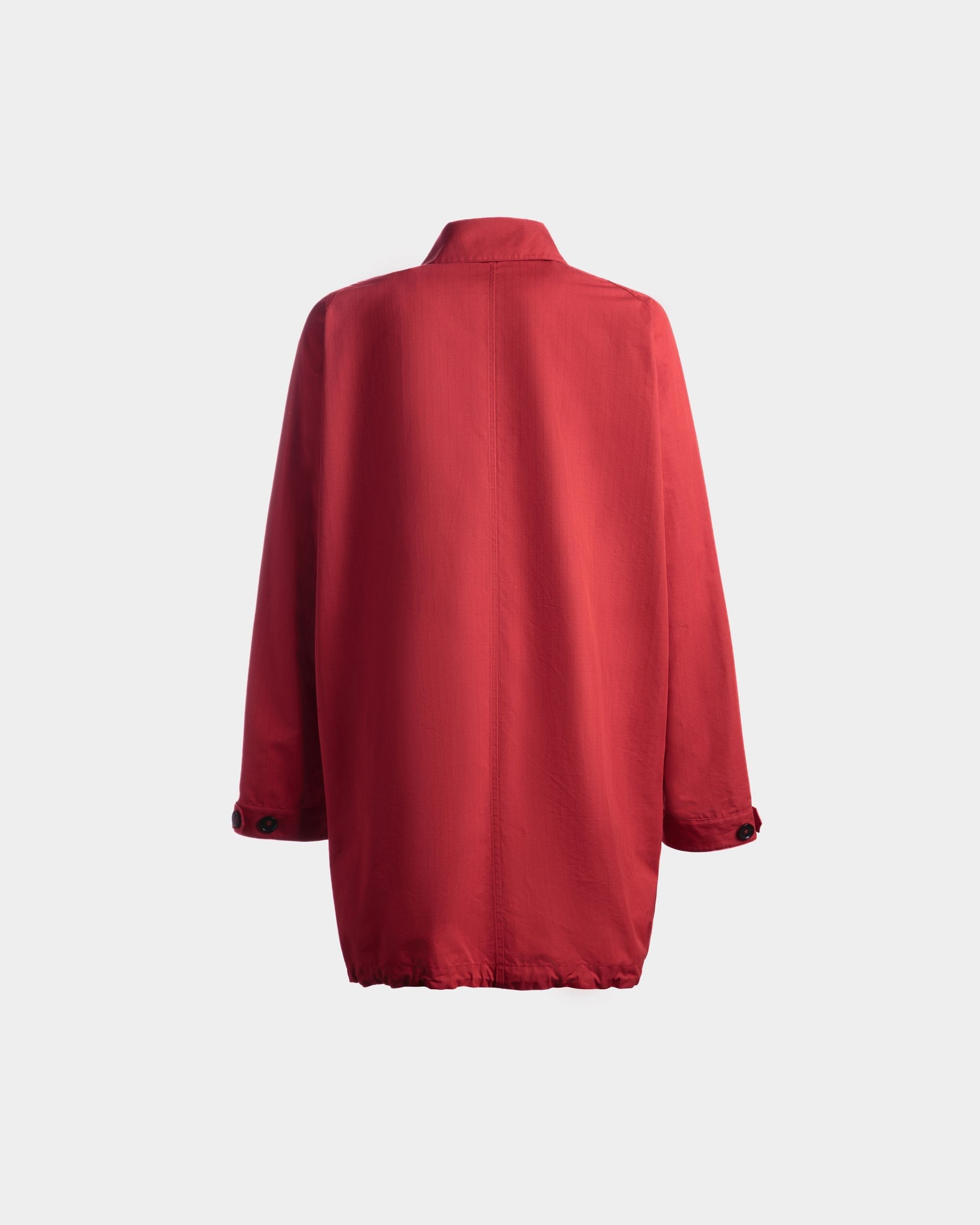 Bally Global - Coat in Candy Red Nylon - Red
