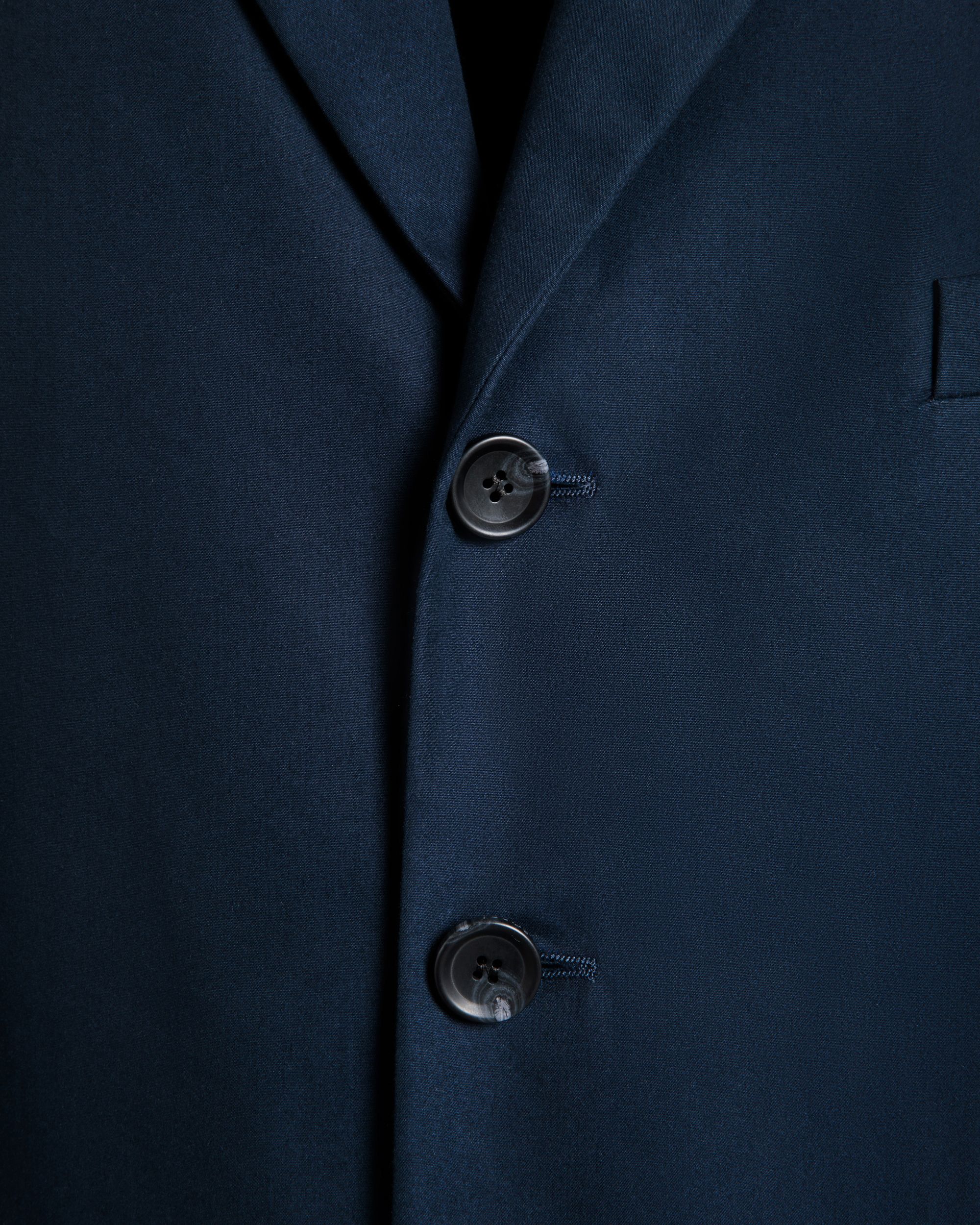 Bally Global - Blazer in Navy Blue Cotton Blend - Blue