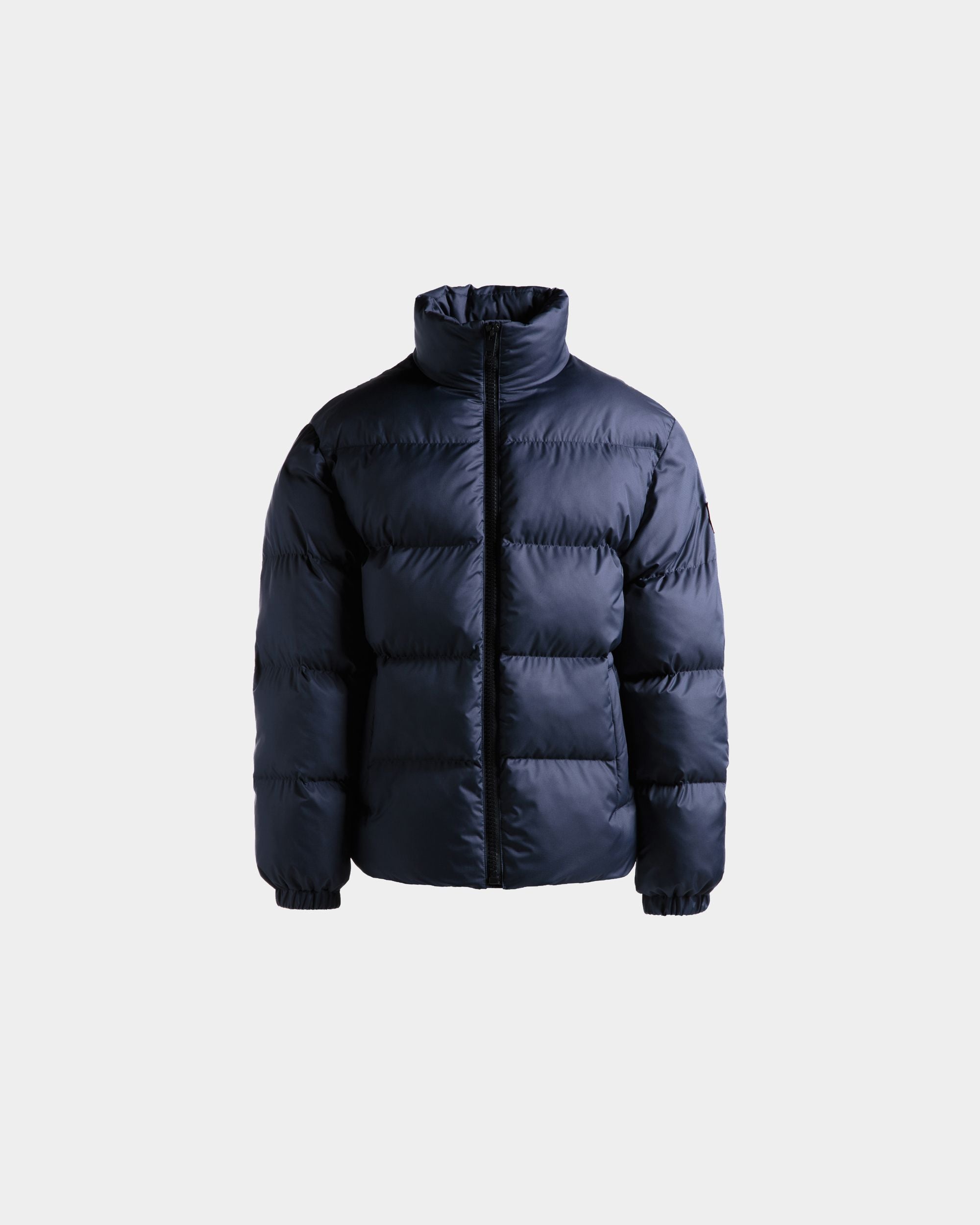 Bally Global - Puffer Jacket in Navy Blue Nylon - Blue