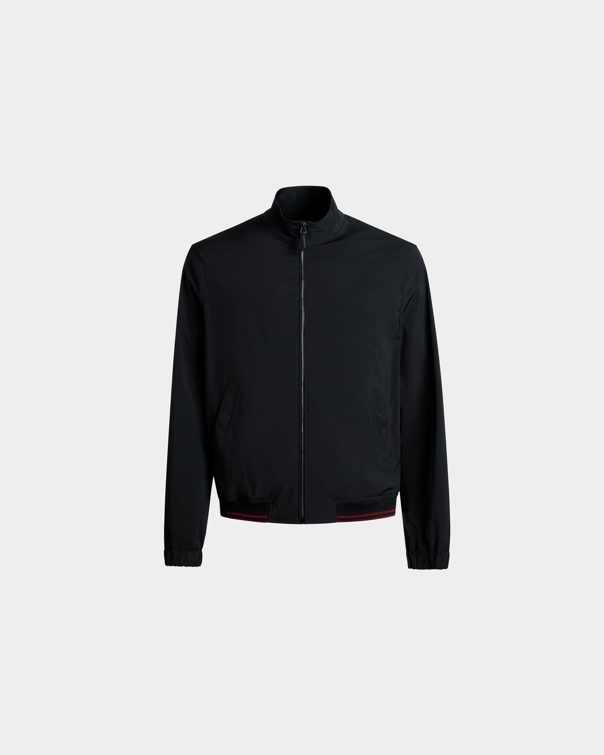 Bally Global - Blouson In Navy Blue Nylon - Azul