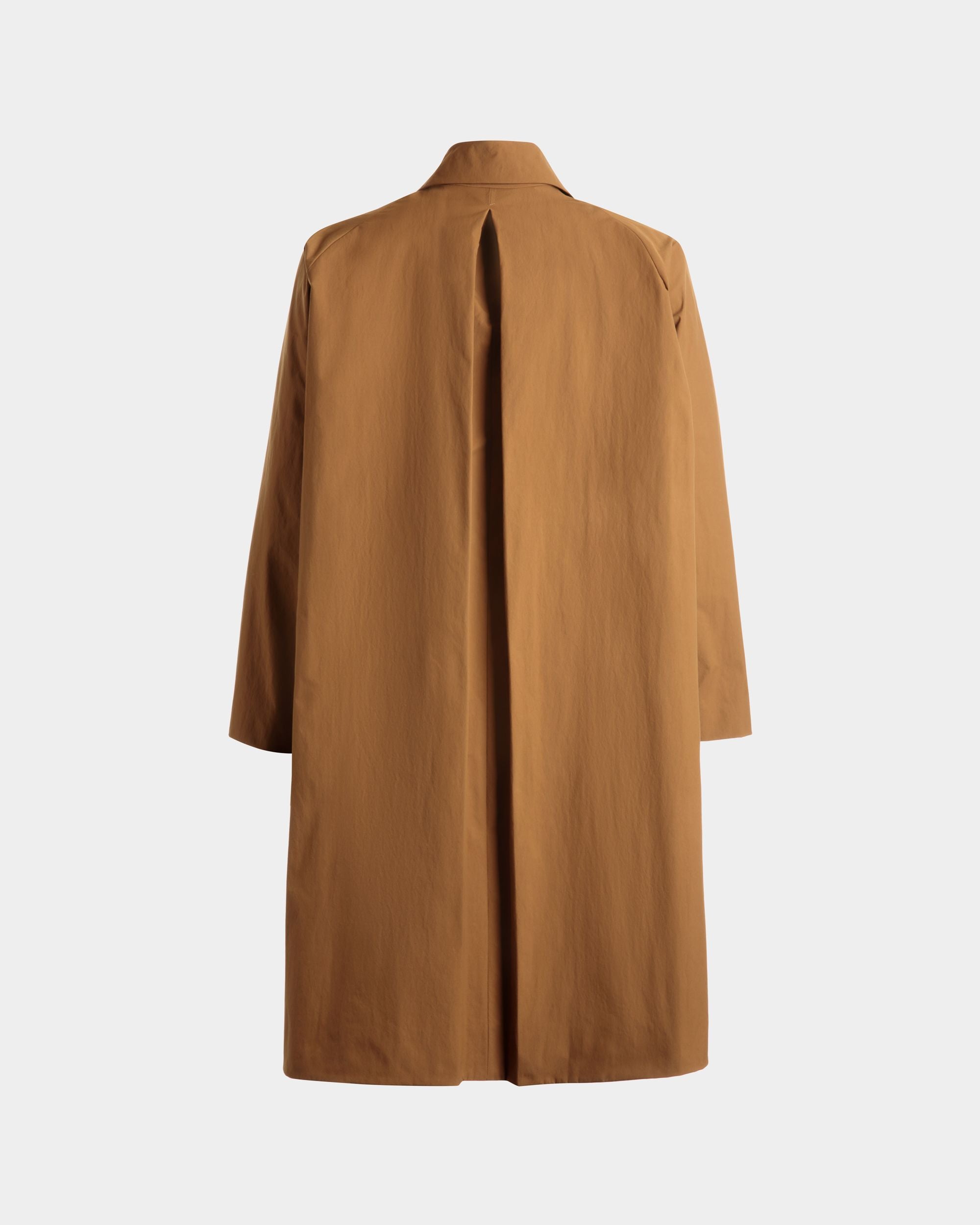 Bally Global - Trench Coat In Brown Nylon - Brown