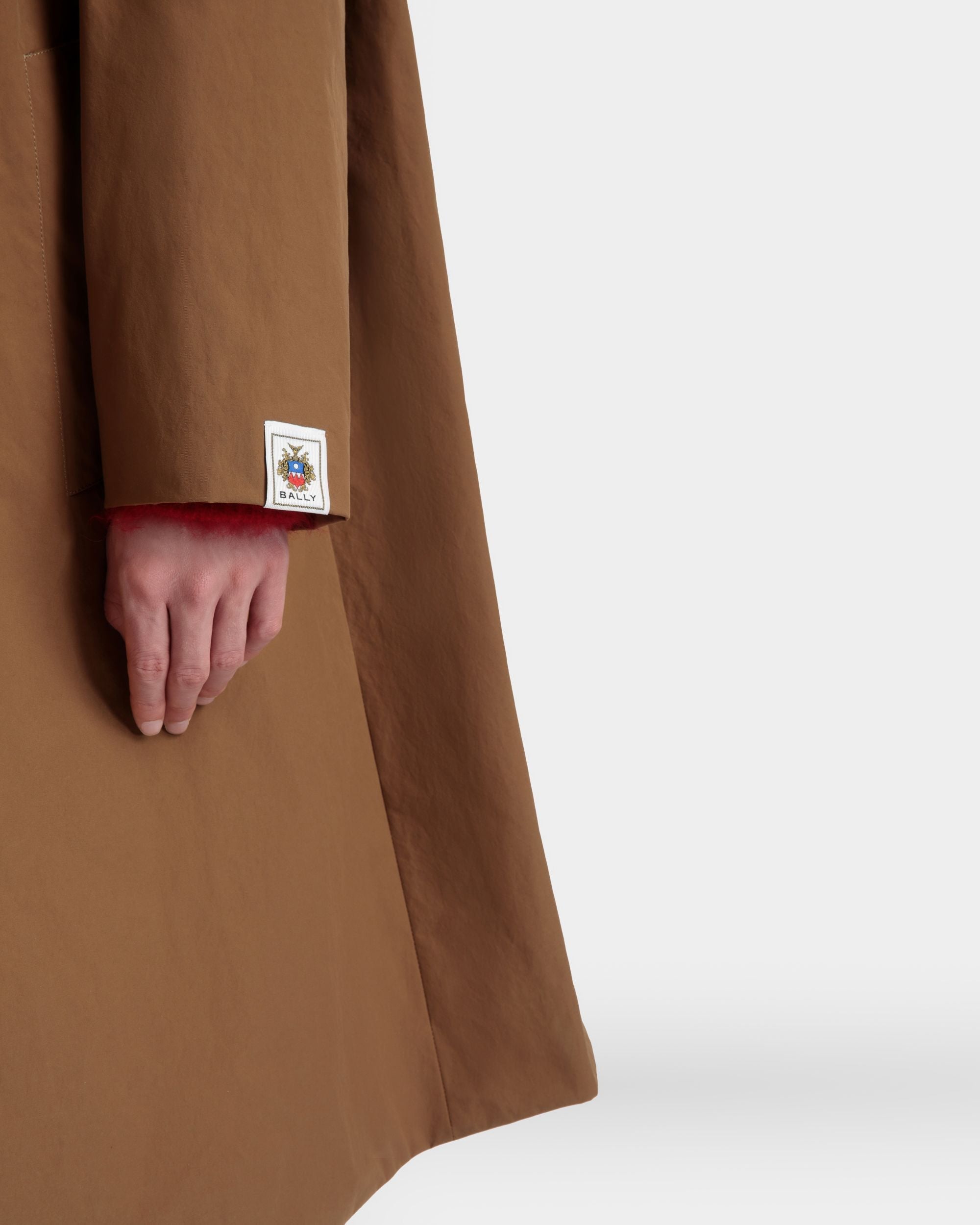Bally Global - Trench Coat In Brown Nylon - Brown