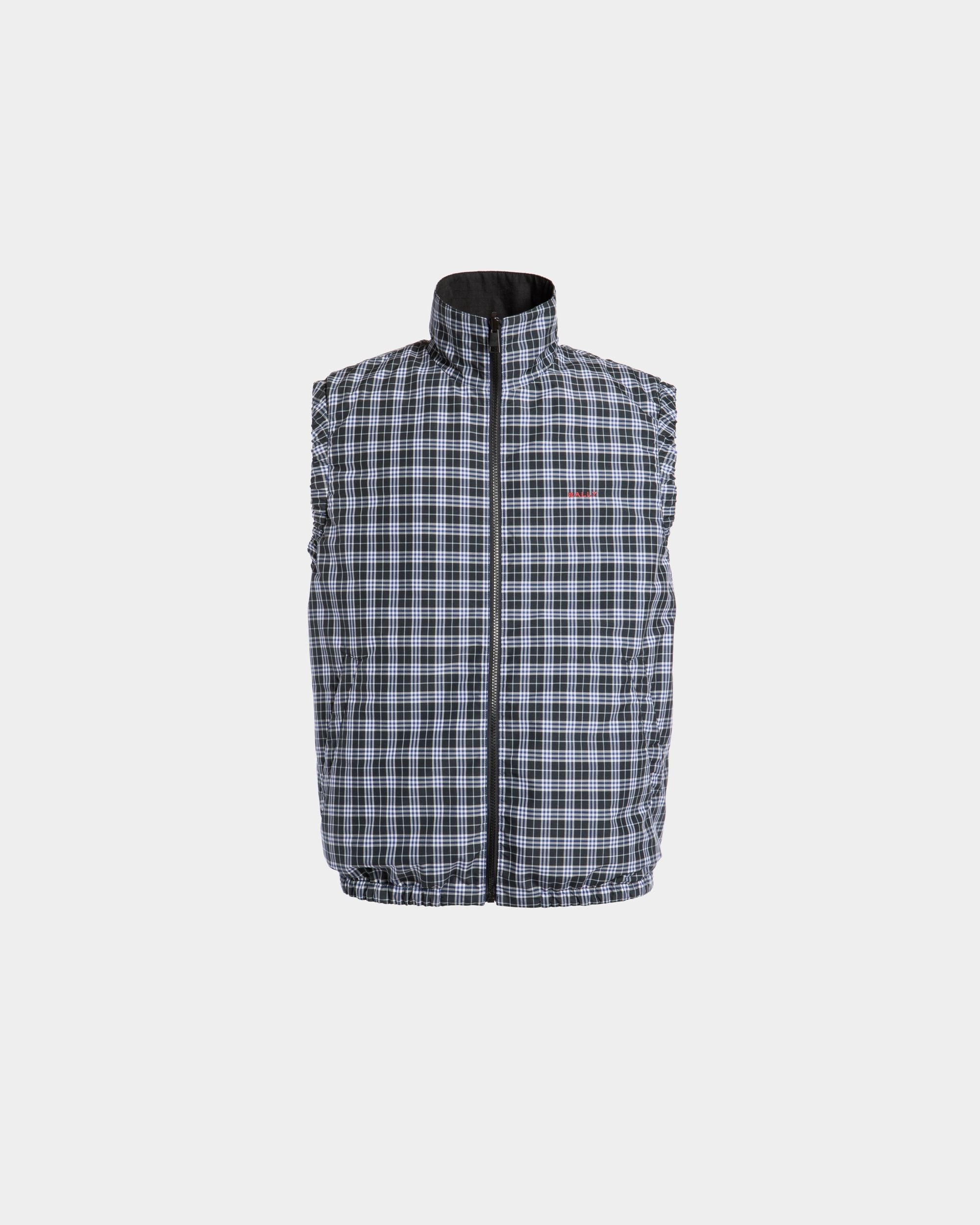 Bally Global - Reversible Vest in a Black Cotton Blend - Negro