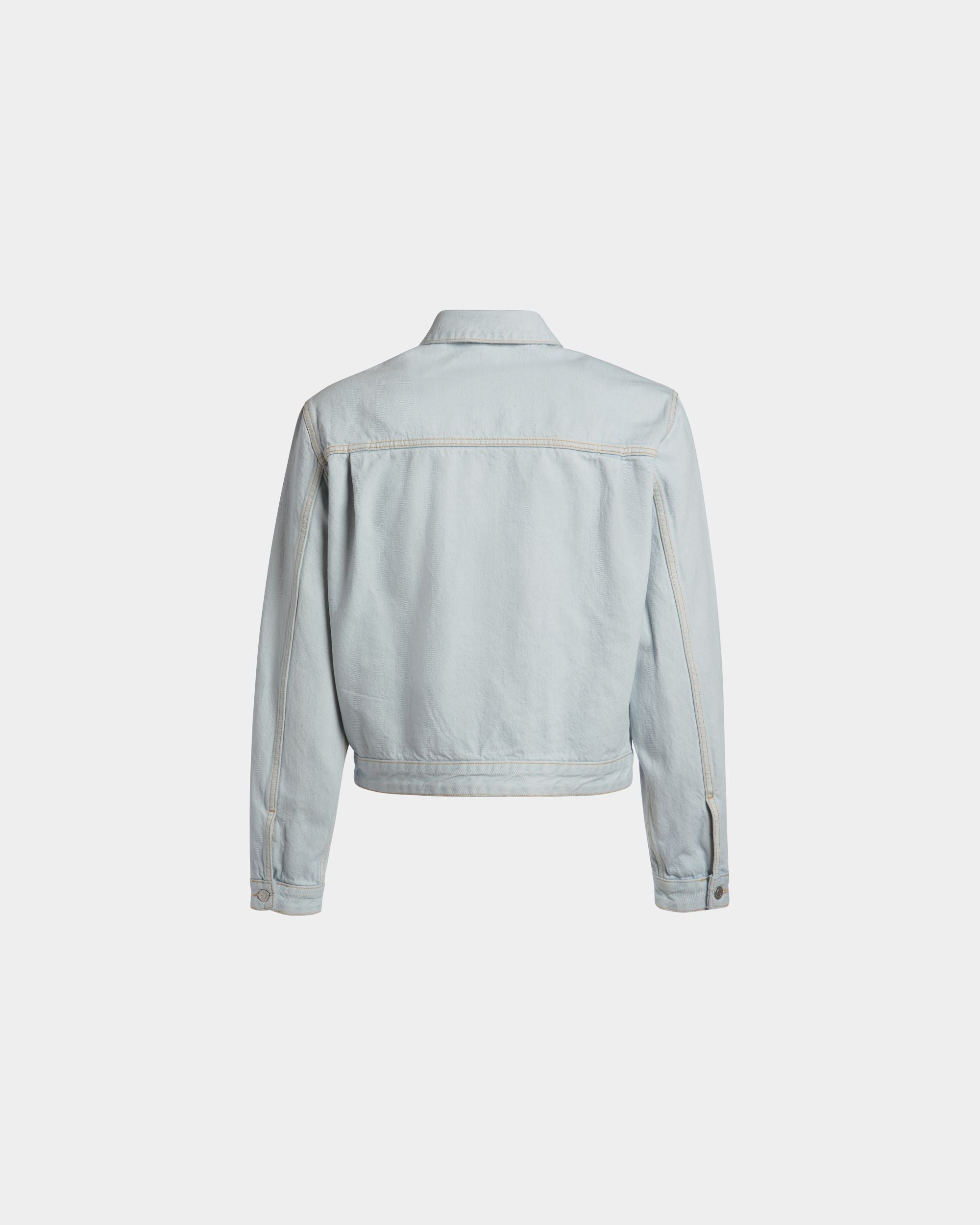 Bally Global - Trucker Jacket in Light Blue Cotton - Blue