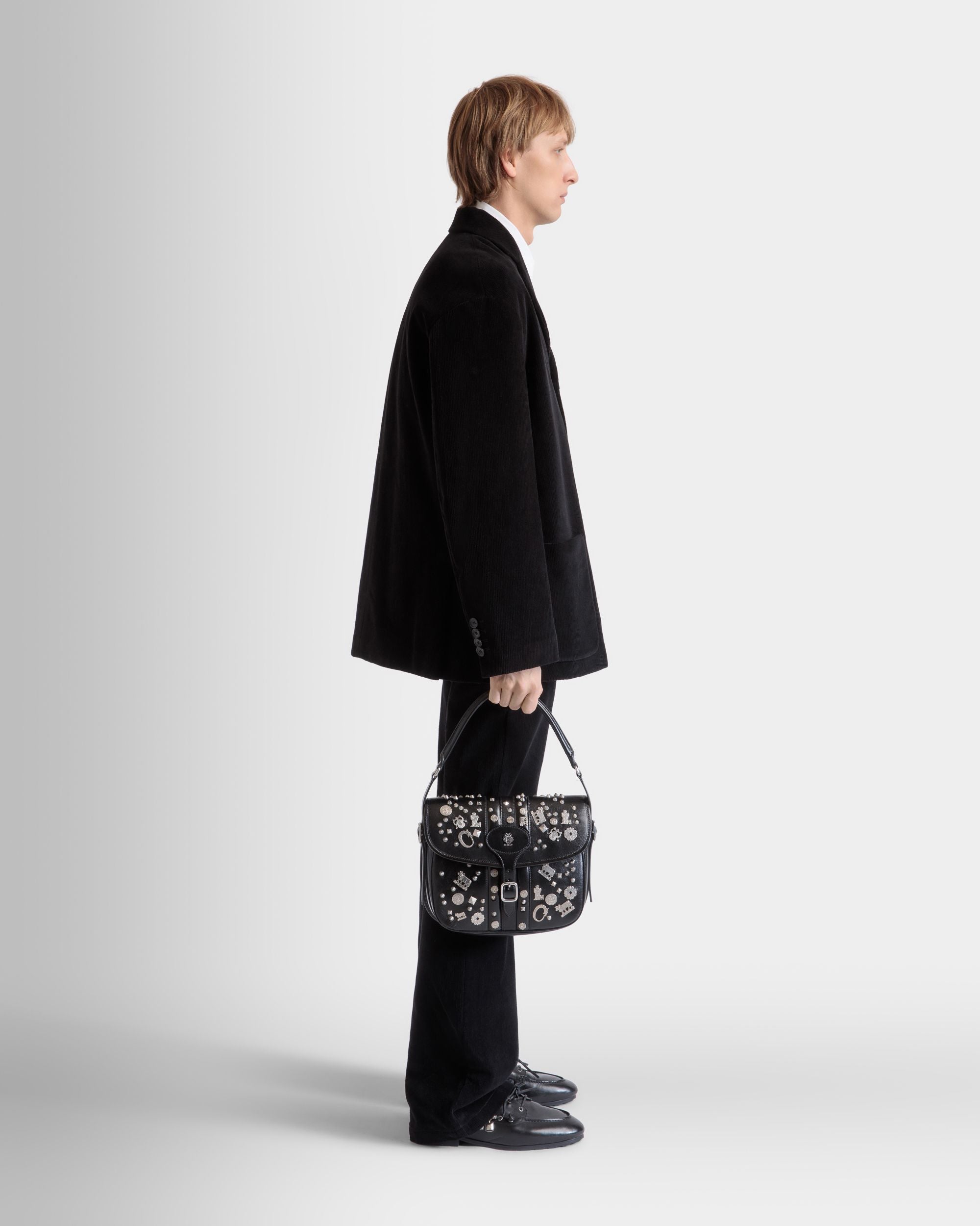 Bally Global - Blazer In Black Cotton Corduroy - Black