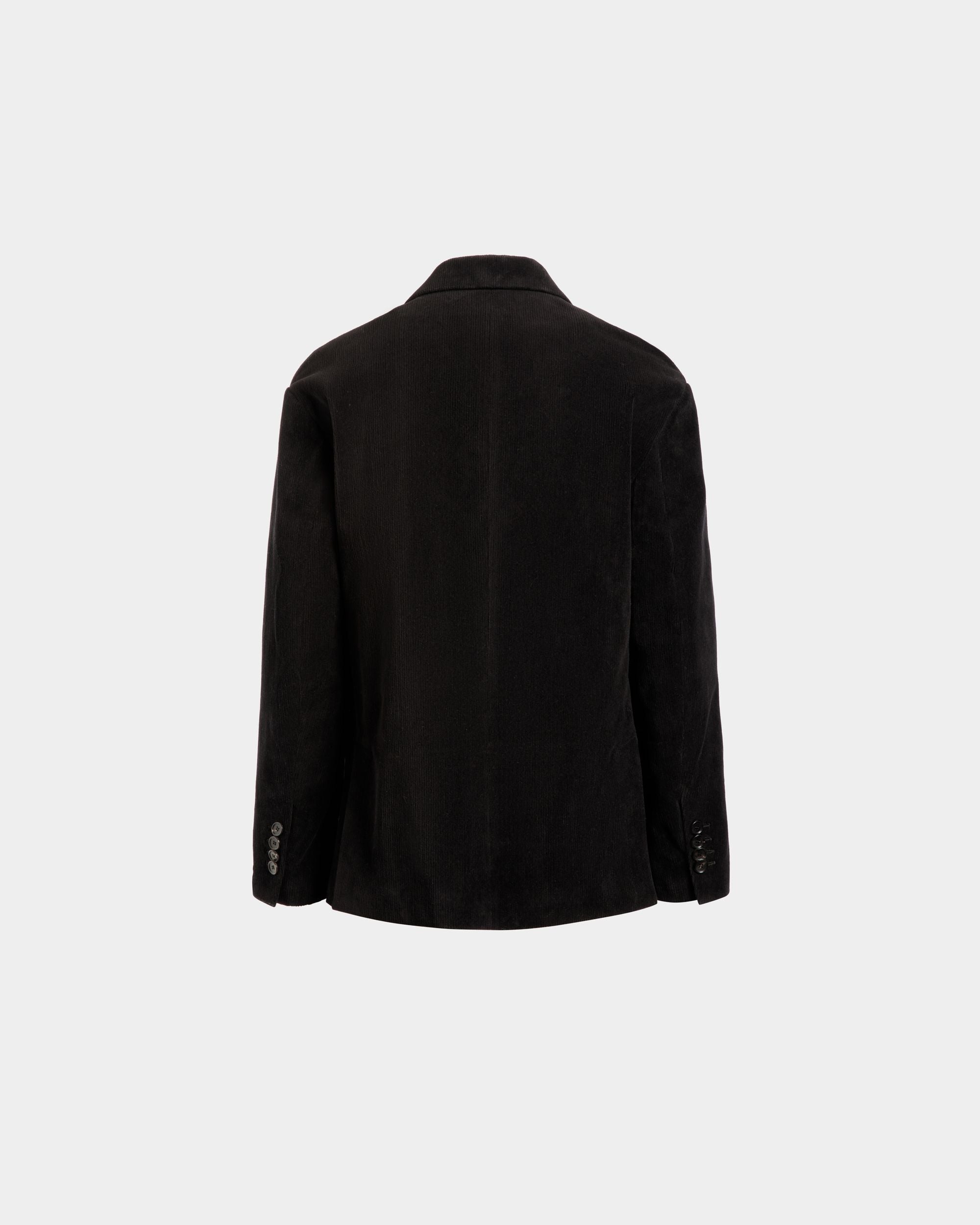 Bally Global - Blazer In Black Cotton Corduroy - Black