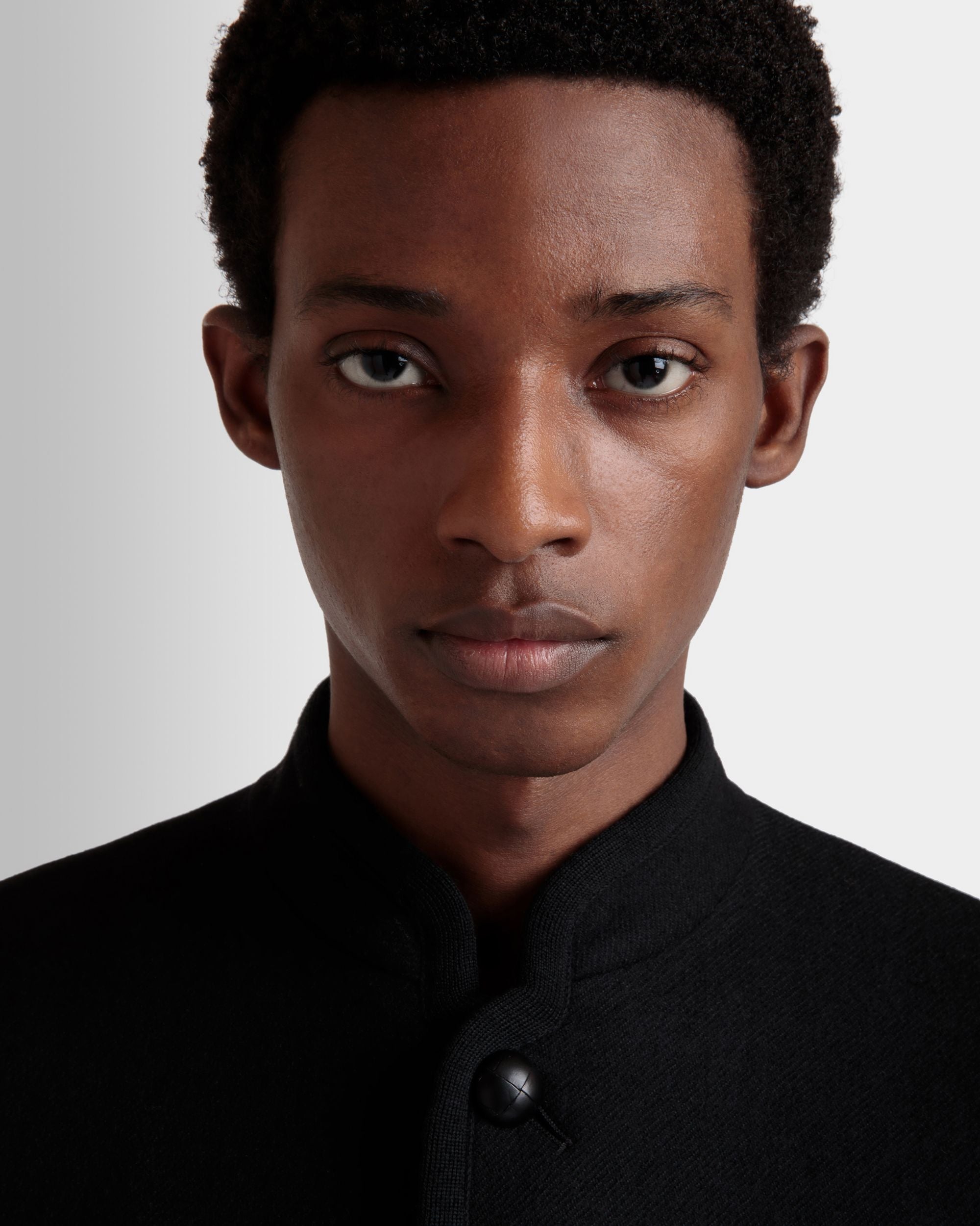 Bally Global - Winter Capsule Blazer in a Black Wool Blend - Black