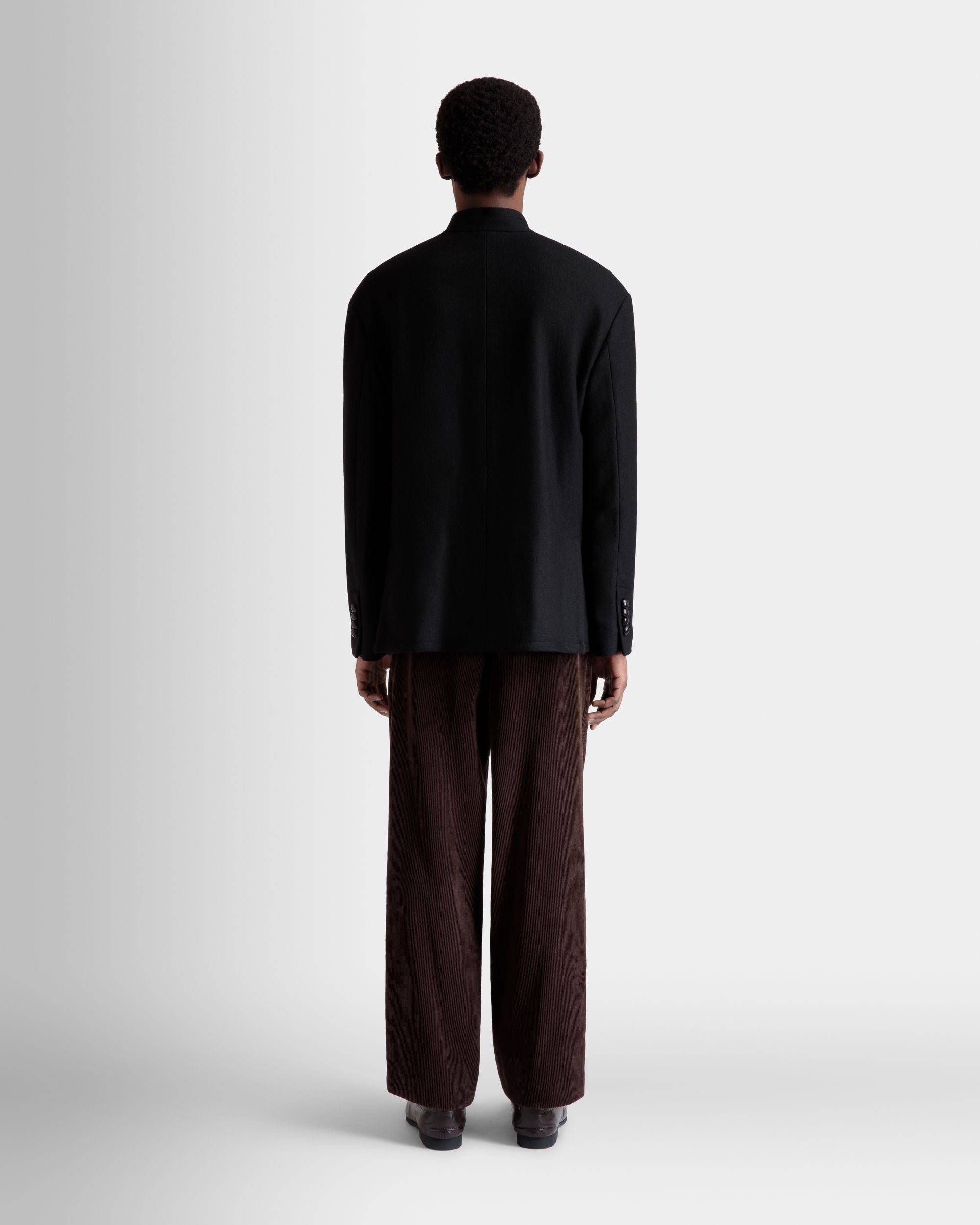 Bally Global - Winter Capsule Blazer in a Black Wool Blend - Black