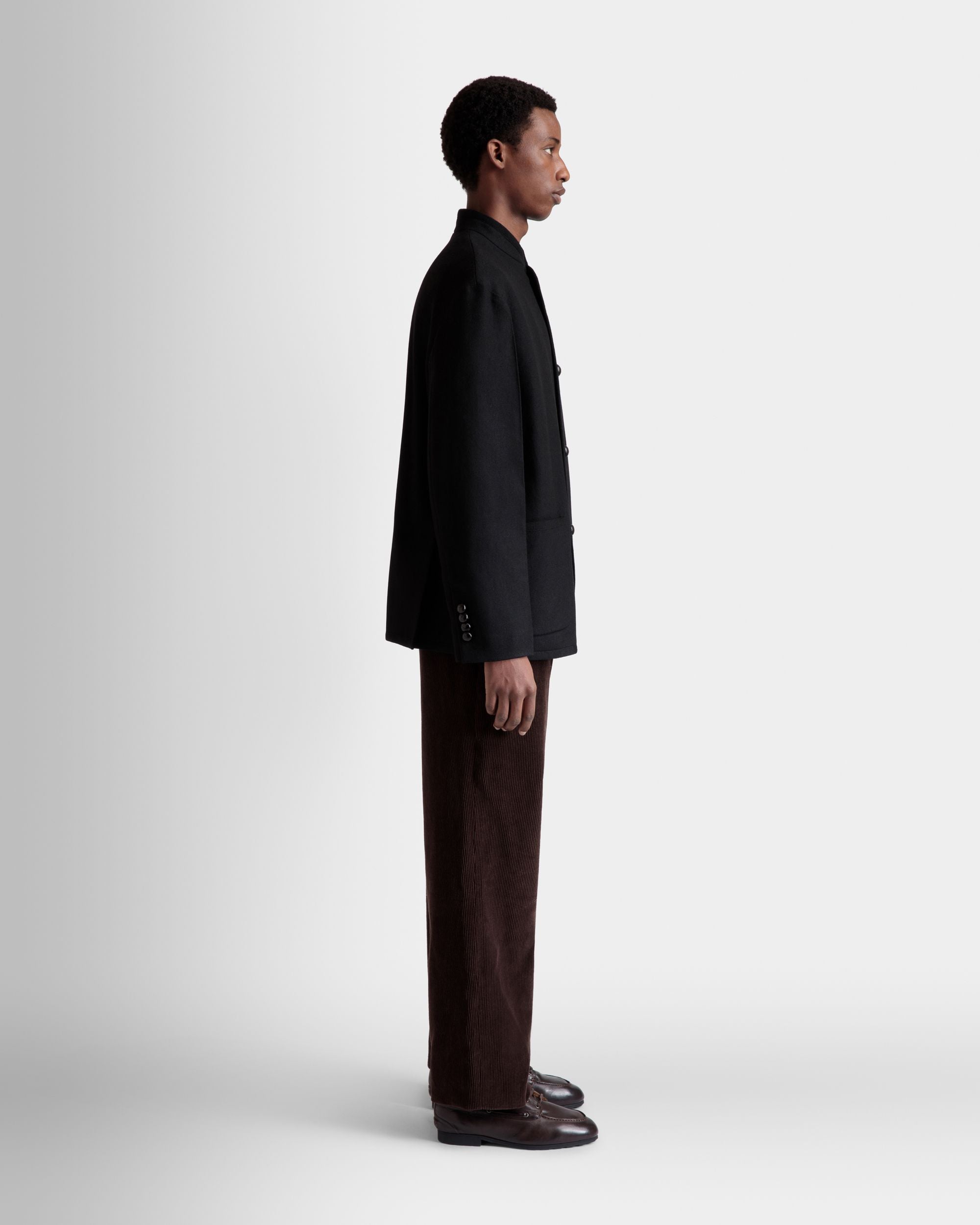 Bally Global - Winter Capsule Blazer in a Black Wool Blend - Black