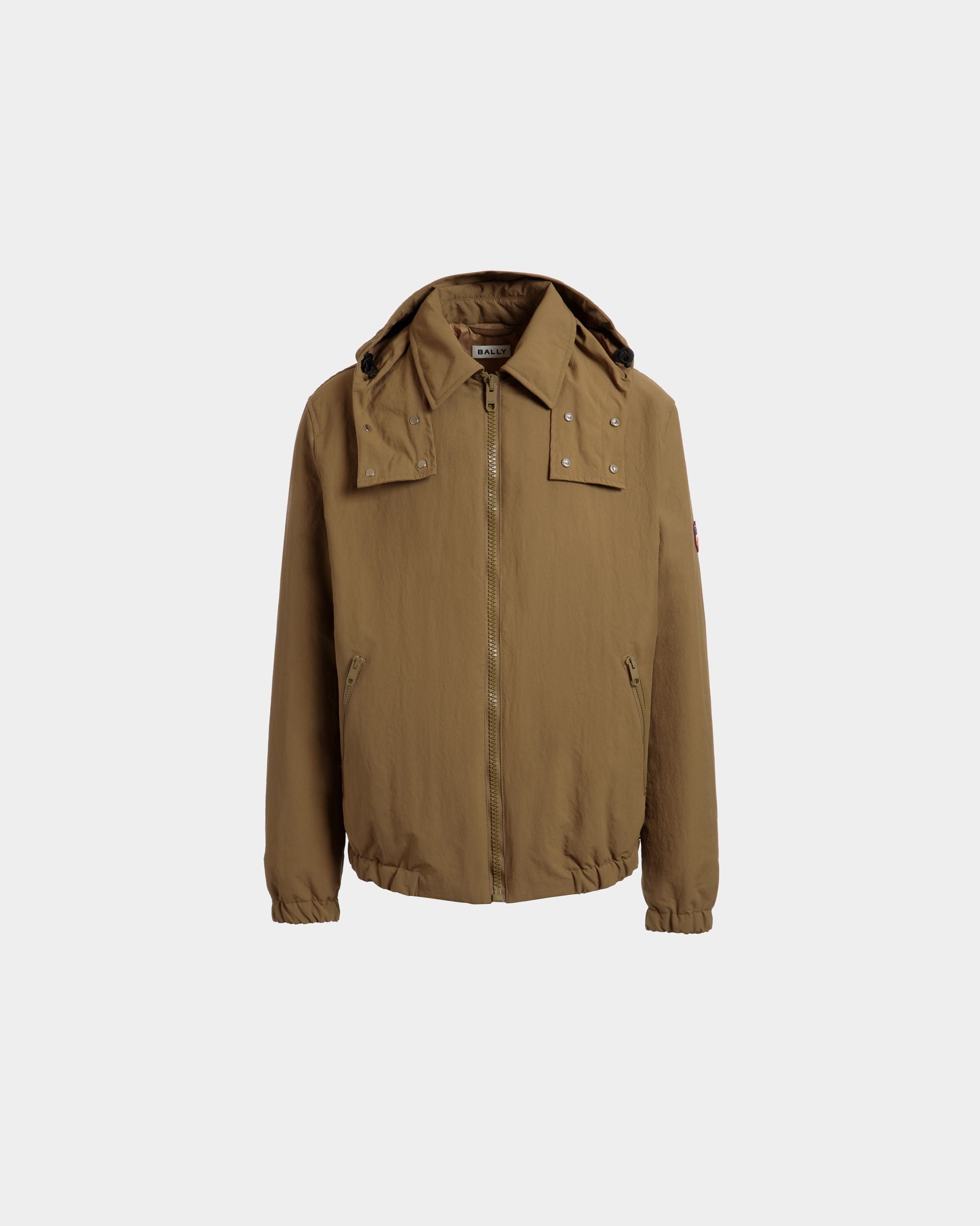 Bally Global - Chaqueta Camisera De Nailon Camel - Beige