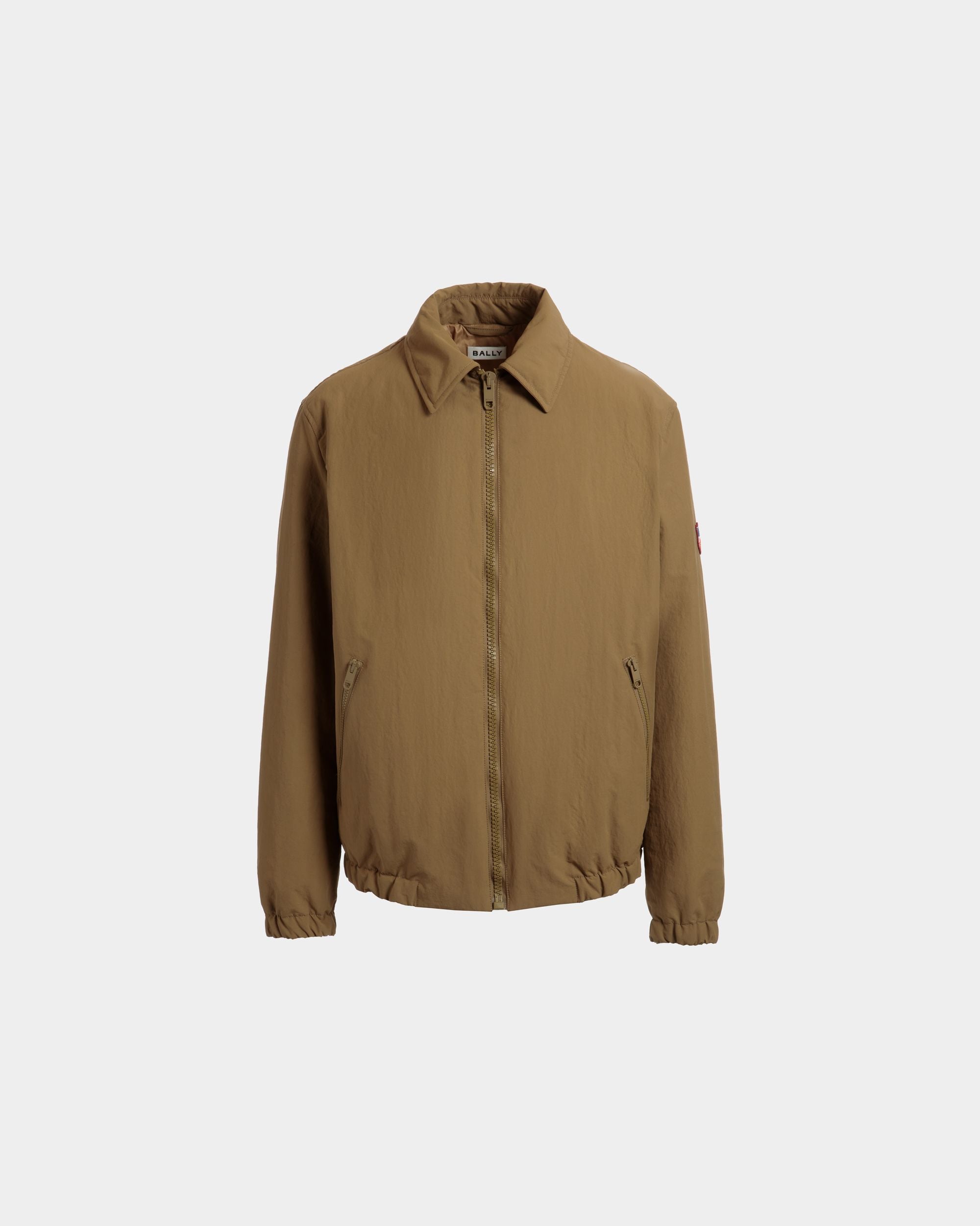 Bally Global - Chaqueta Camisera De Nailon Camel - Beige