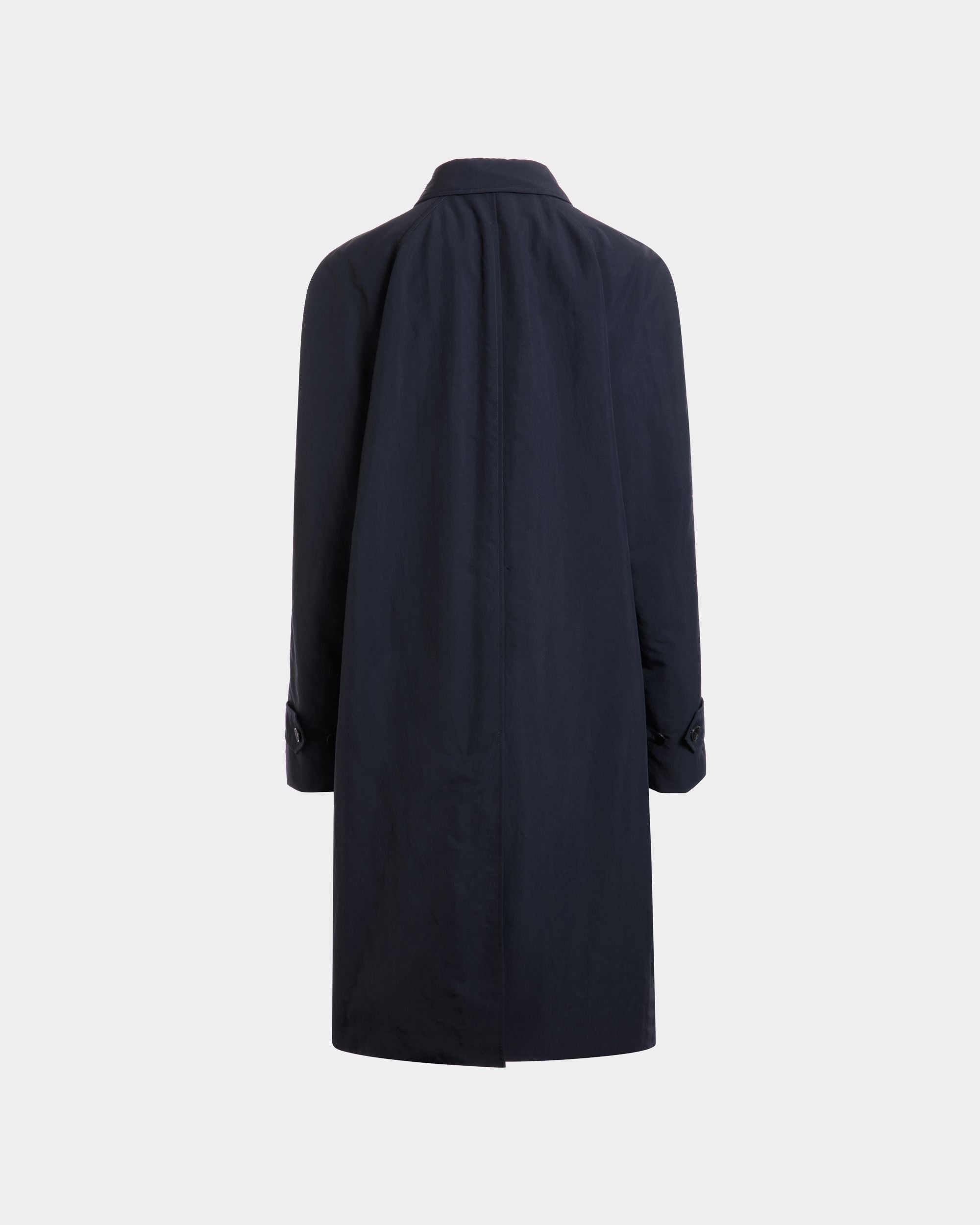 Bally Global - Trench in Navy Blue Nylon - Blue