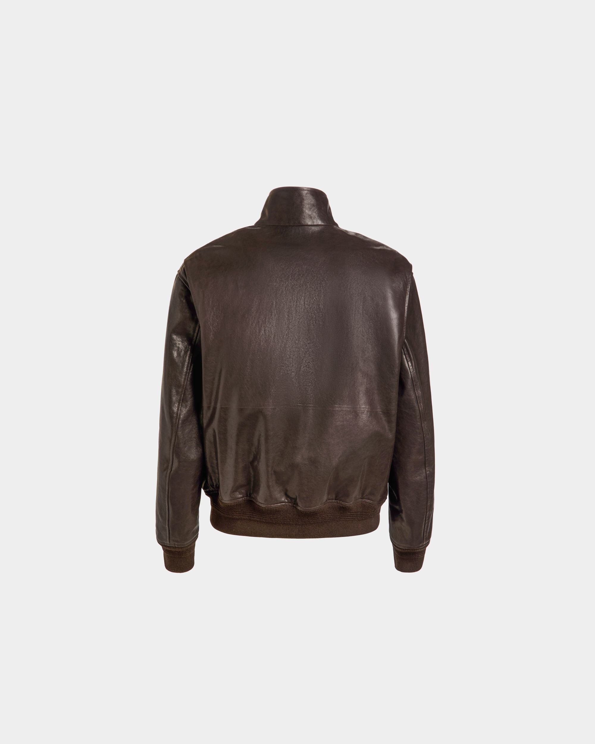 Bally Global - Blouson Jacket in Ebano Leather - Brown