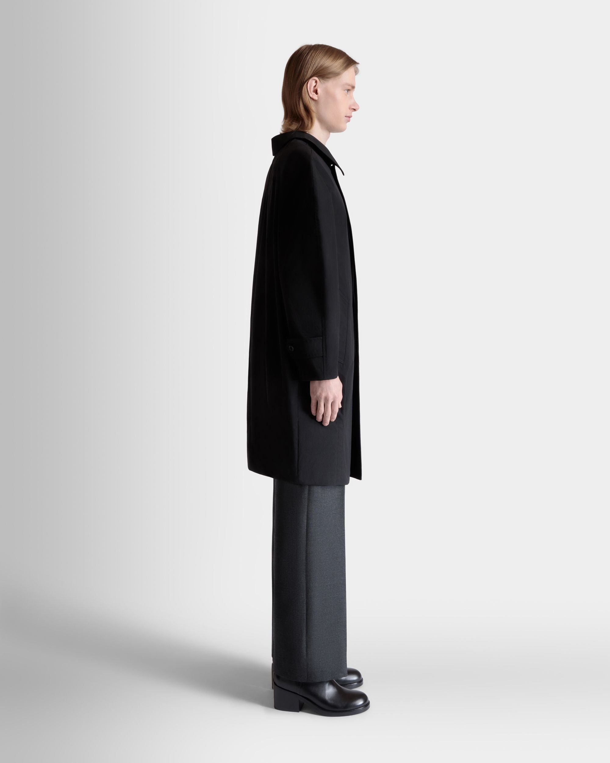 Bally Global - Coat in Black Polyester - Black
