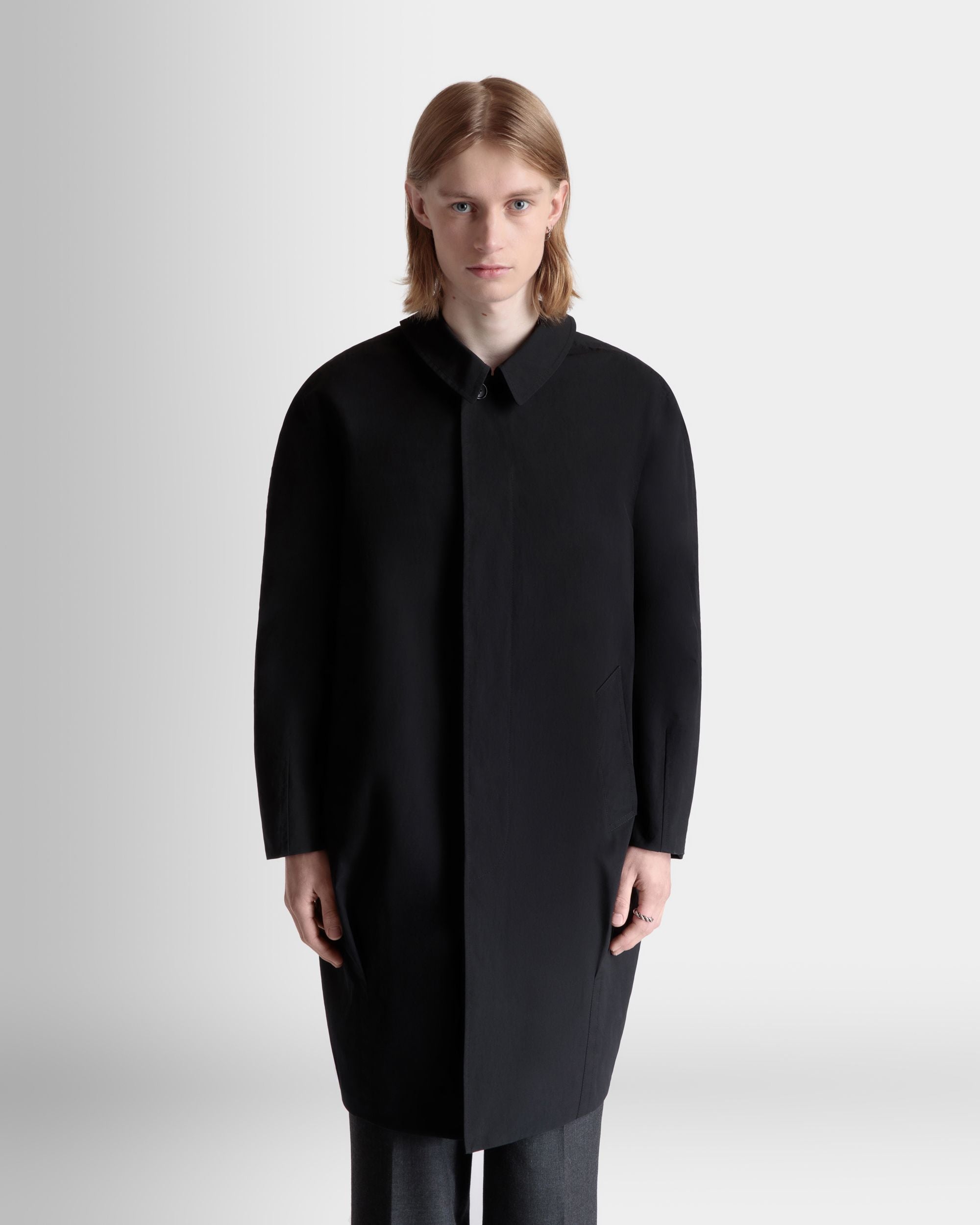 Bally Global - Coat in Black Polyester - Black